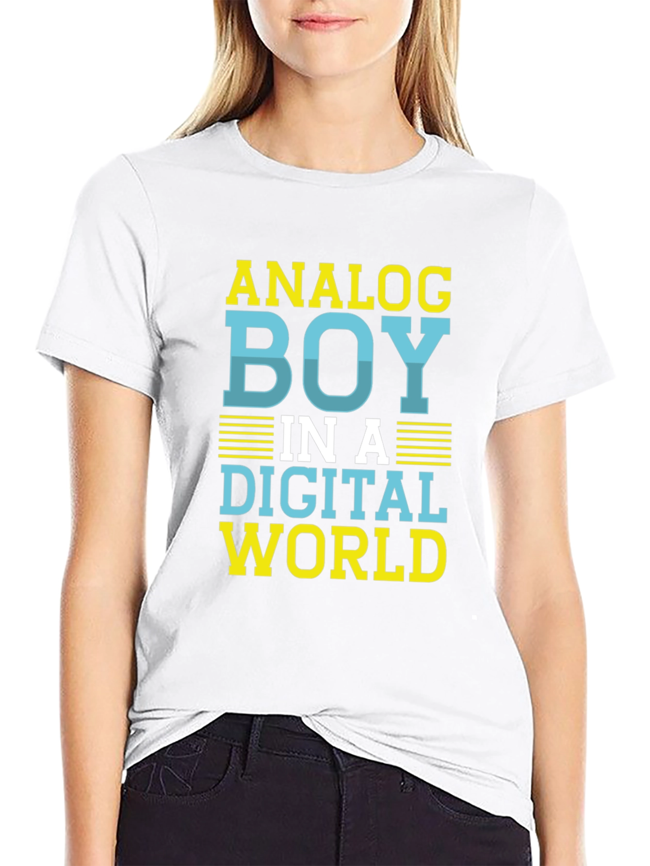 Analog Boy in a Digital World Graphic Tee