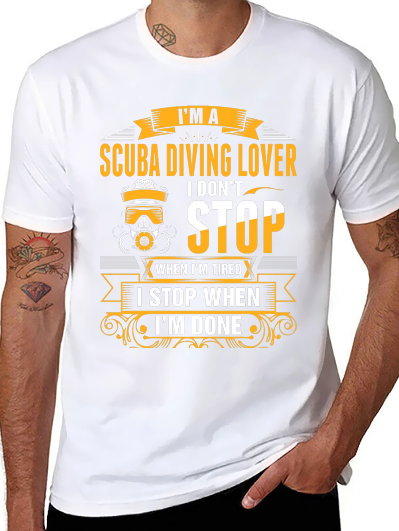 Scuba Diving Lover T-Shirt - Never Stop Diving!