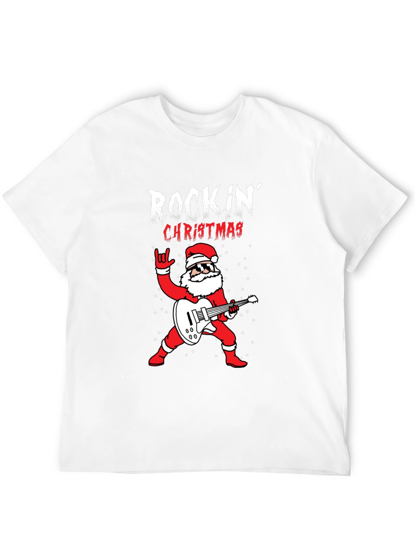 Rockin Christmas Santa T-Shirt