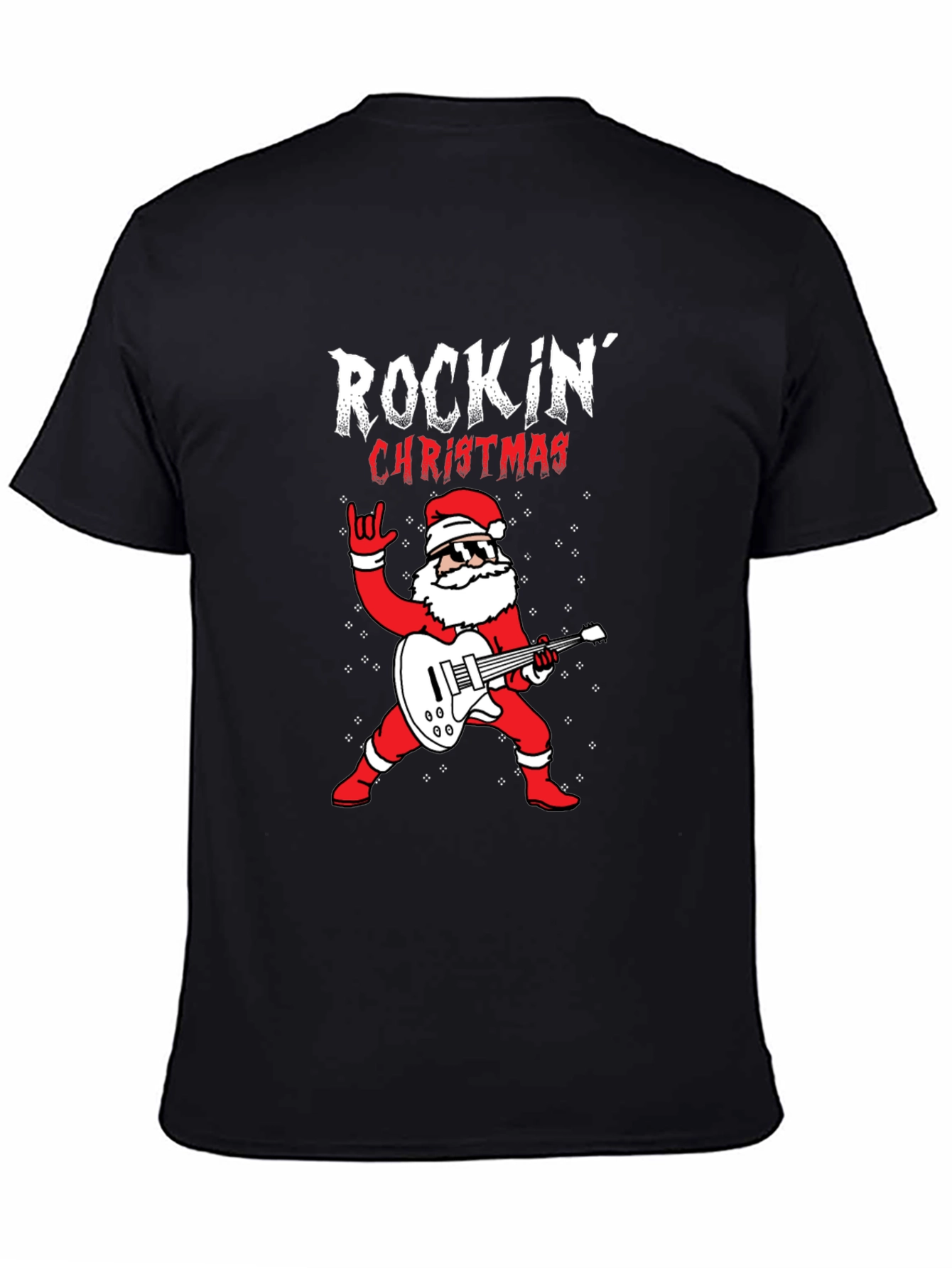 Rockin Christmas Santa T-Shirt