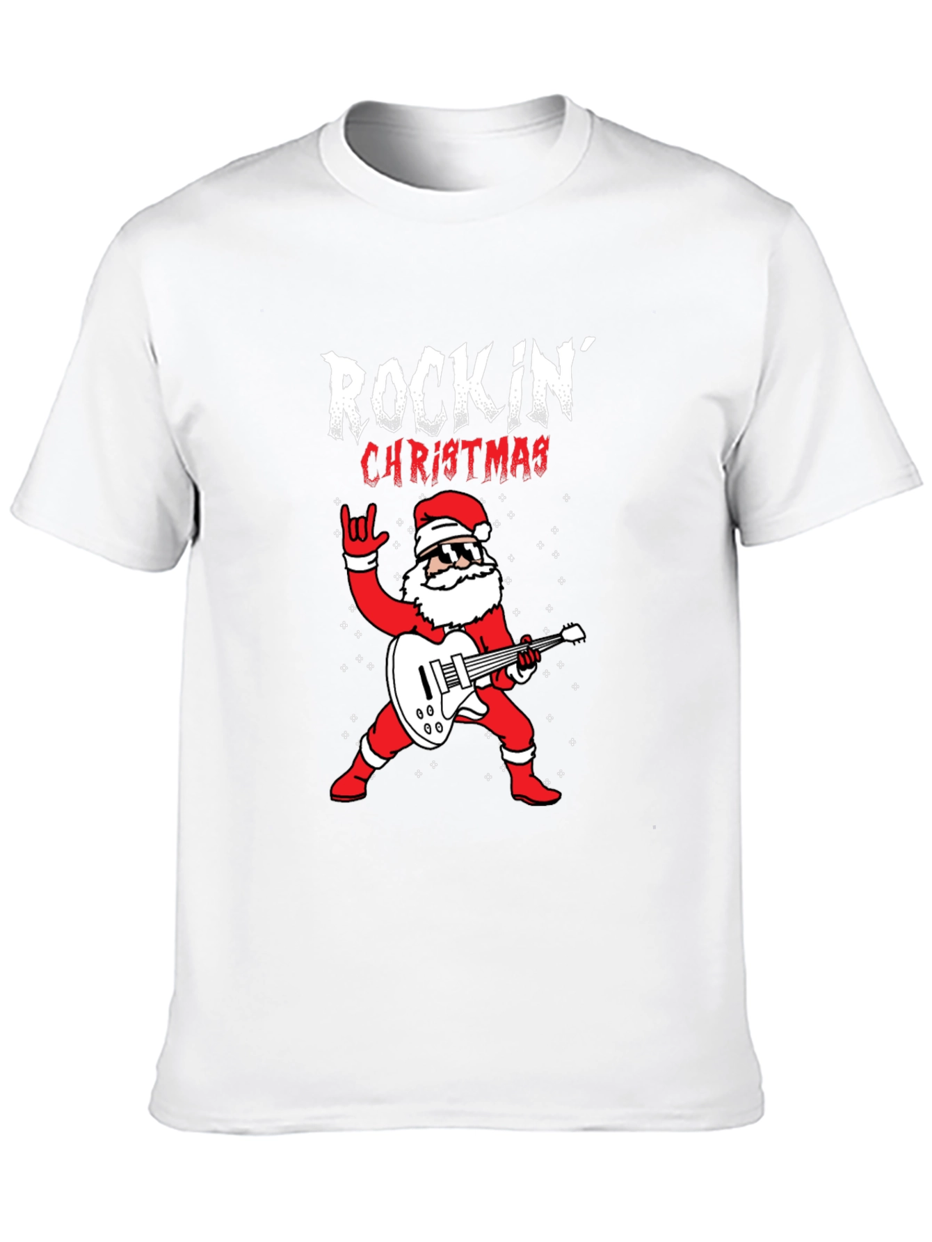 Rockin Christmas Santa T-Shirt