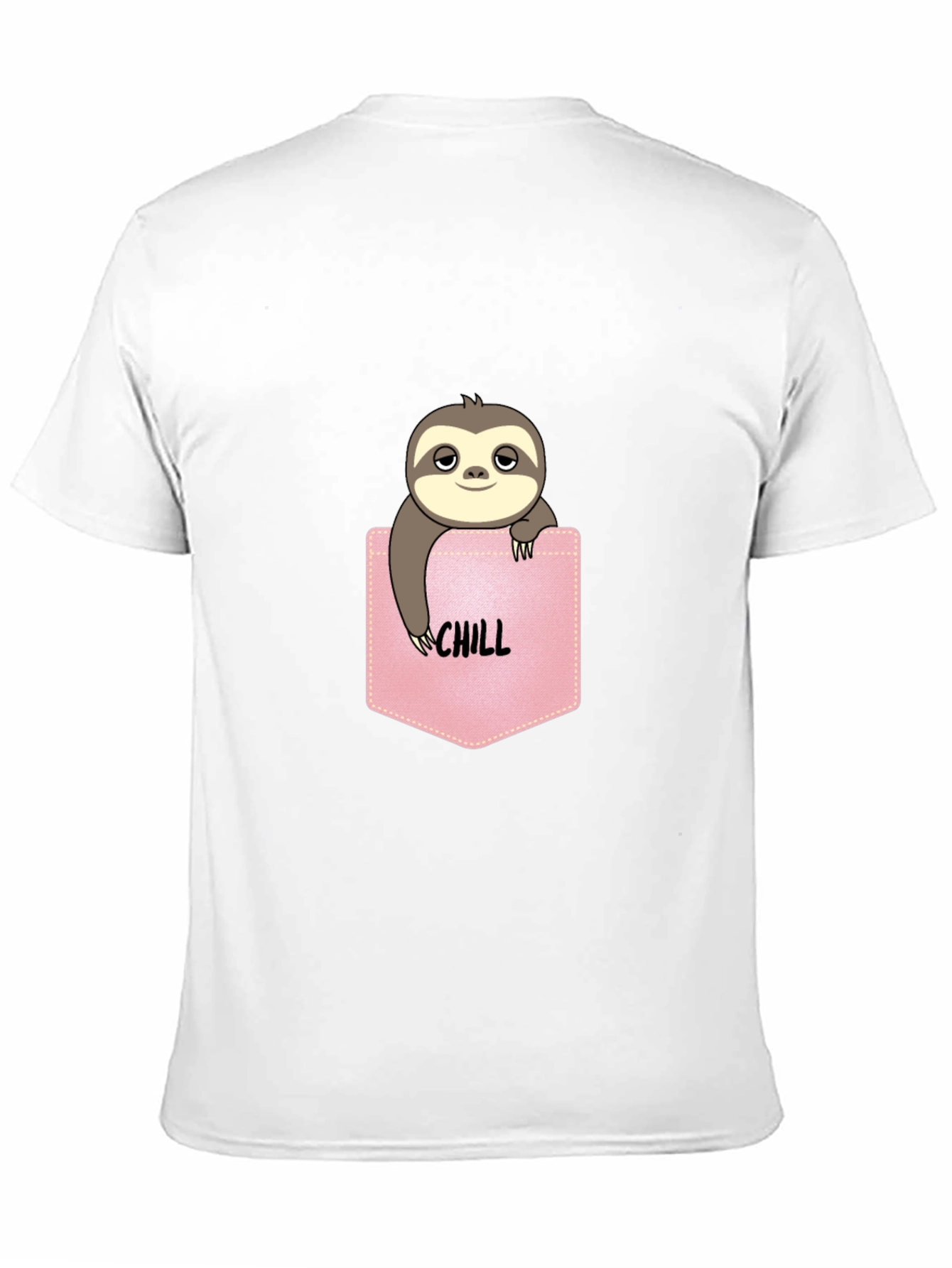 Chill Sloth Pocket Tee - Relaxed Fit