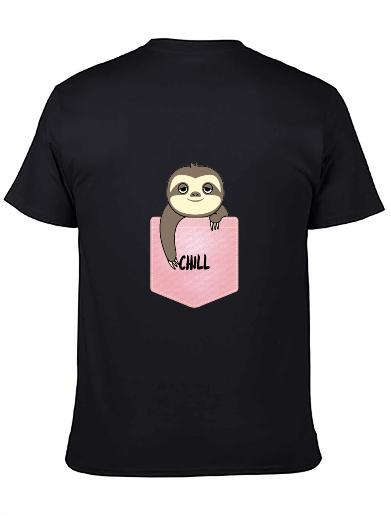 Chill Sloth Pocket Tee - Relaxed Fit