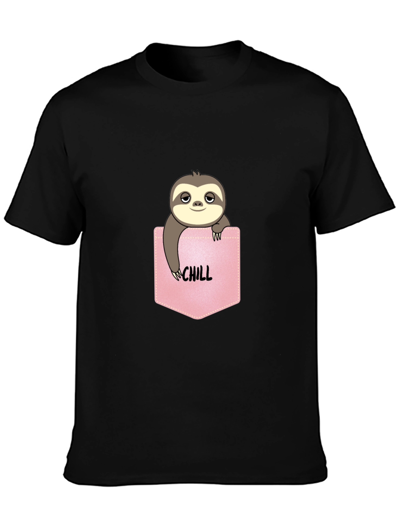 Chill Sloth Pocket Tee - Relaxed Fit
