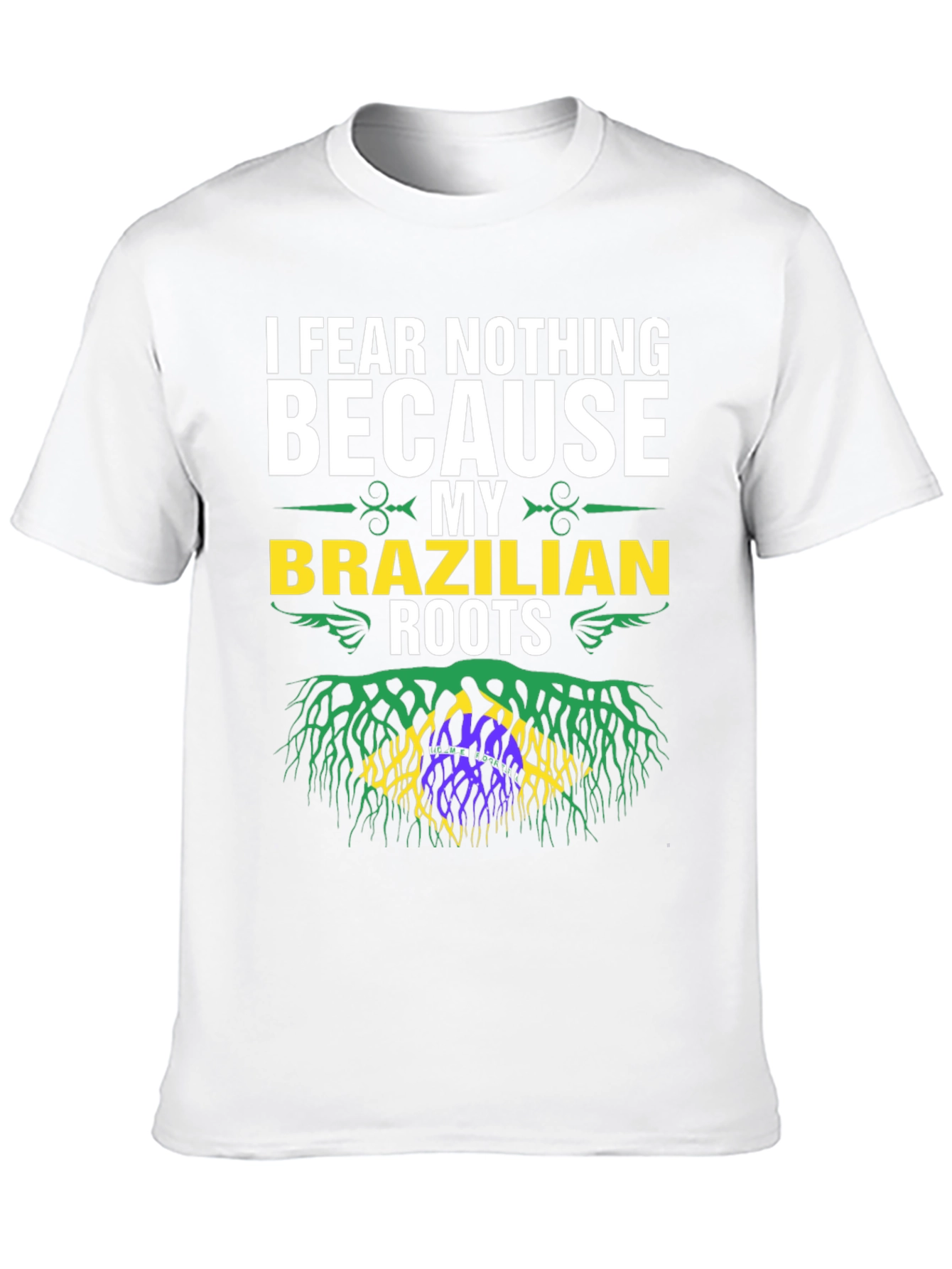 Brazilian Roots Graphic T-Shirt - I Fear Nothing