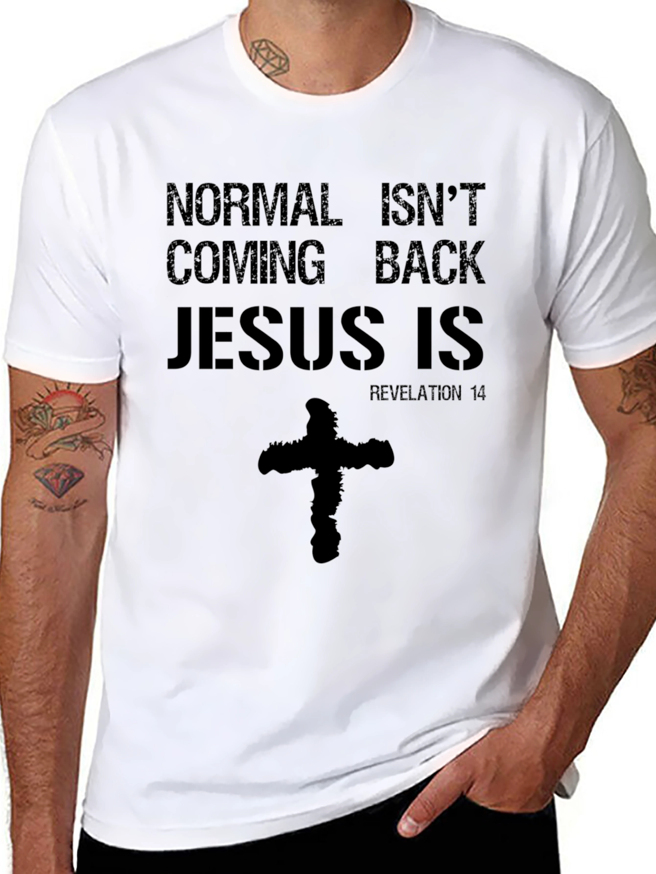 Normal Isnt Coming Back Jesus Is T-Shirt