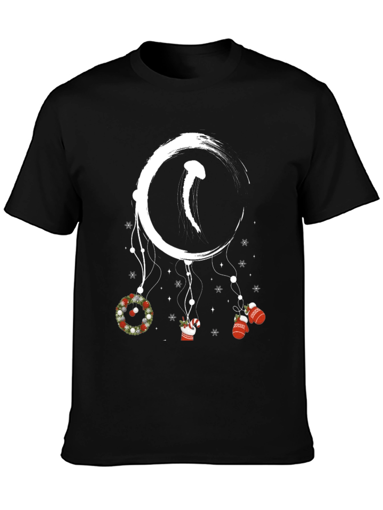 Festive Jellyfish Dream Catcher Graphic Tee