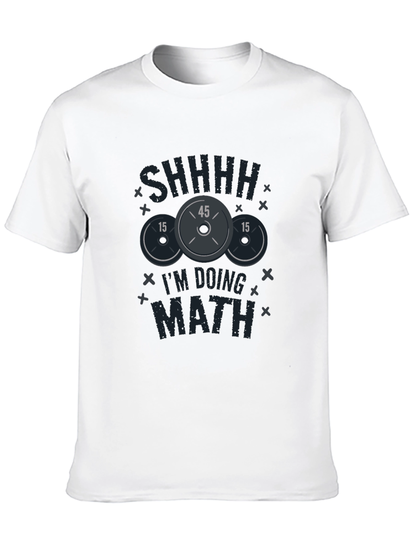 SHHH Im Doing Math Gym T-Shirt