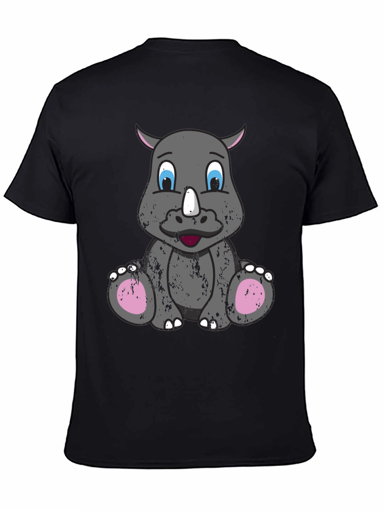 Cute Rhino Graphic Tee - Unisex Casual T-Shirt