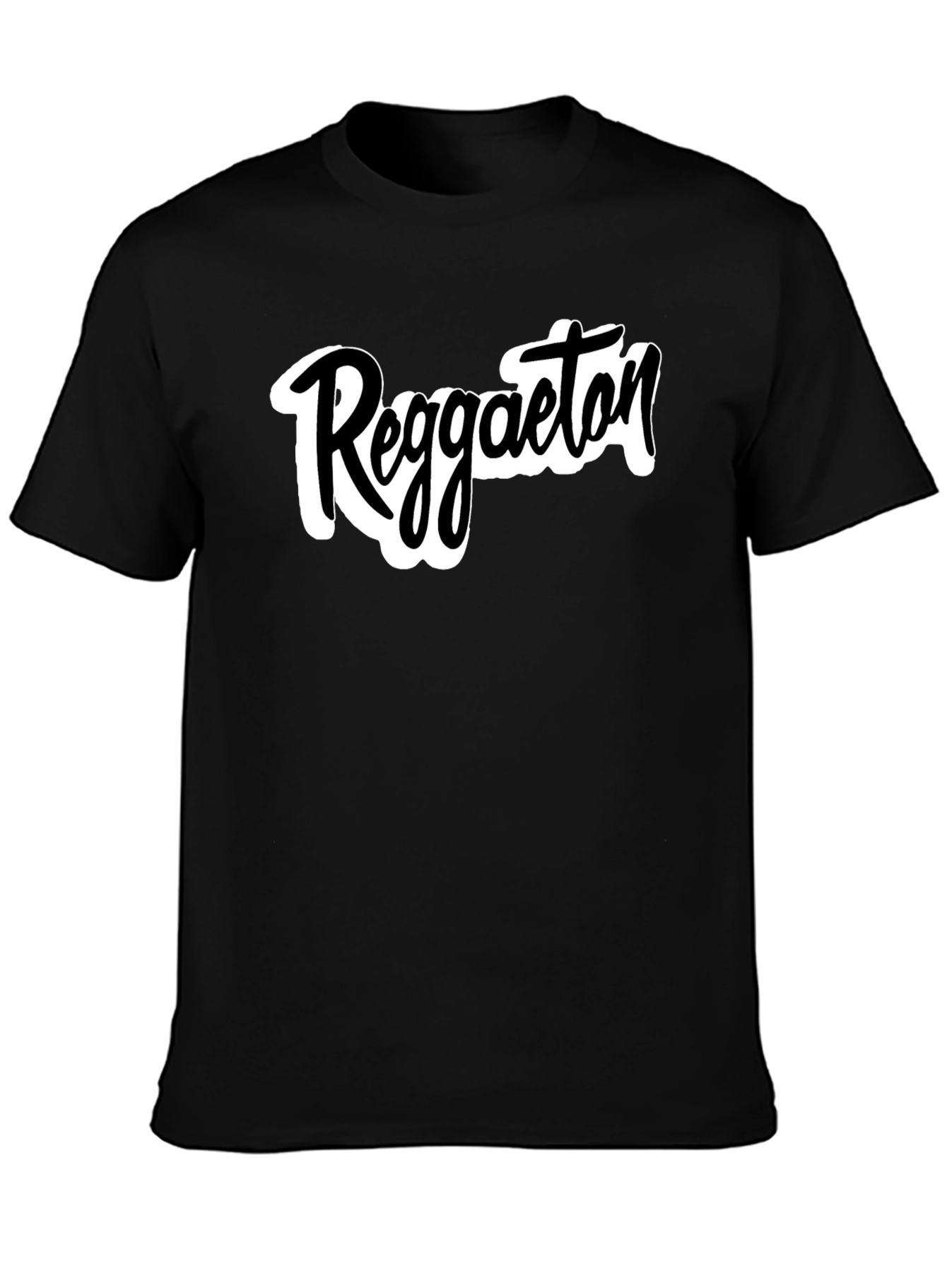 Reggaeton Black T-Shirt Casual Wear