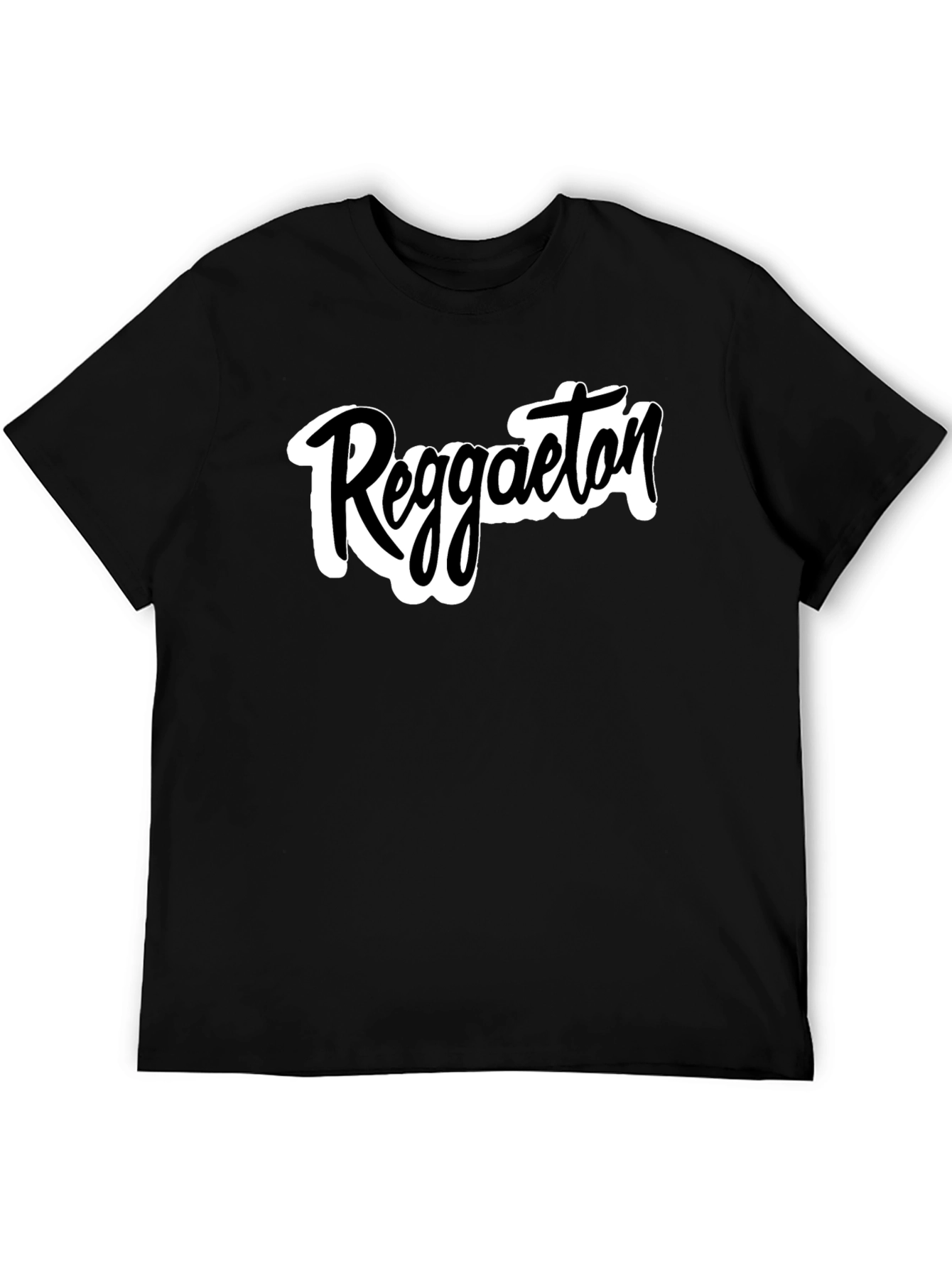 Reggaeton Black T-Shirt Casual Wear