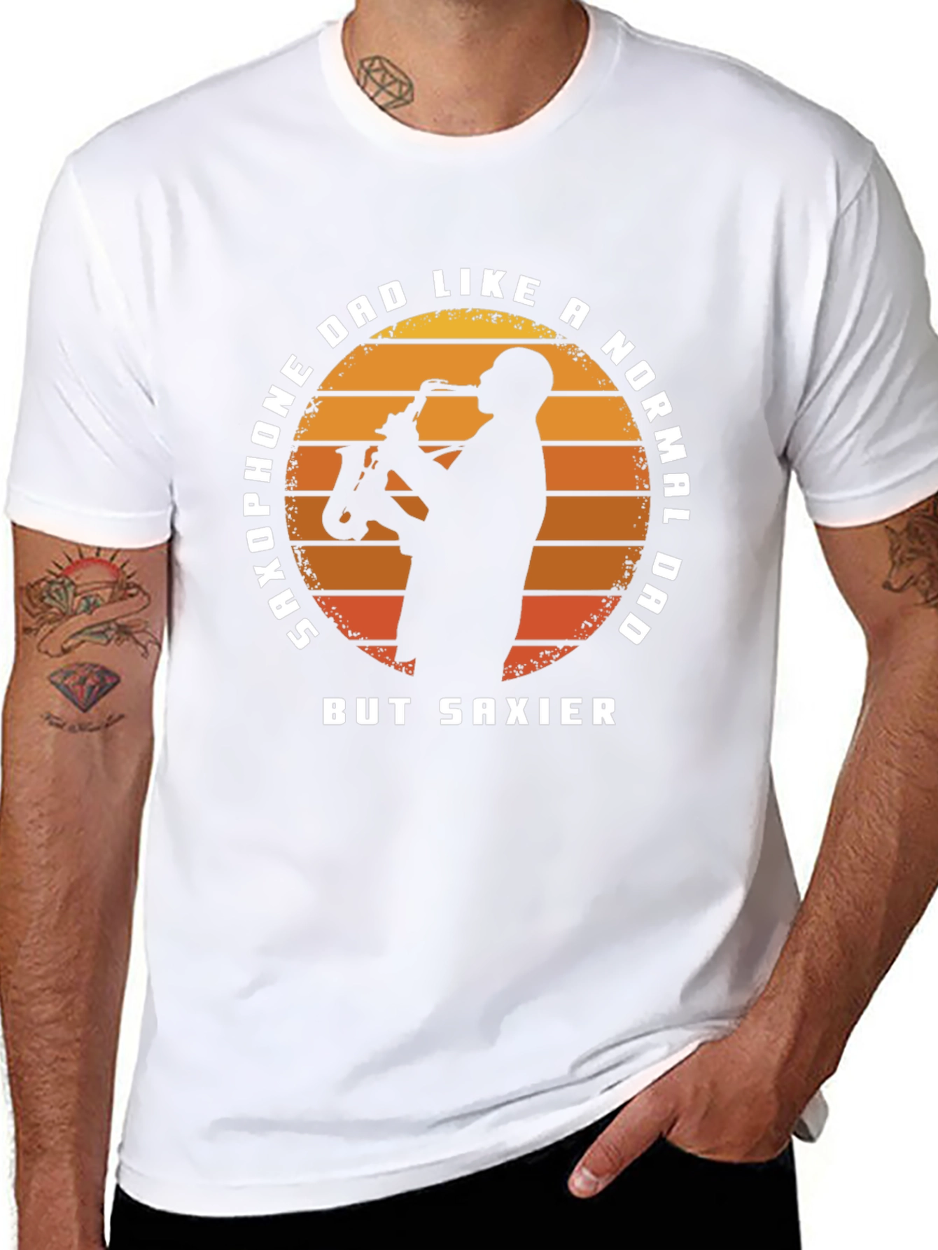 Saxophone Dad T-Shirt - Saxier Than Normal!