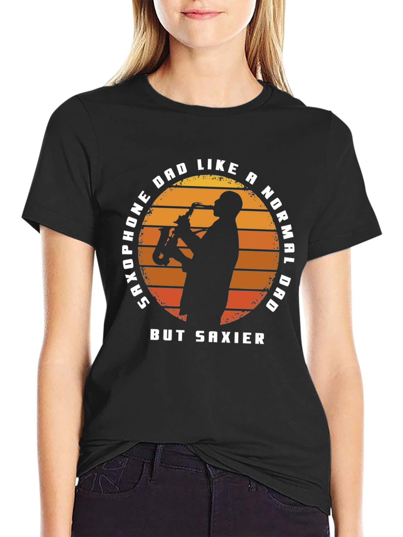 Saxophone Dad T-Shirt - Saxier Than Normal!