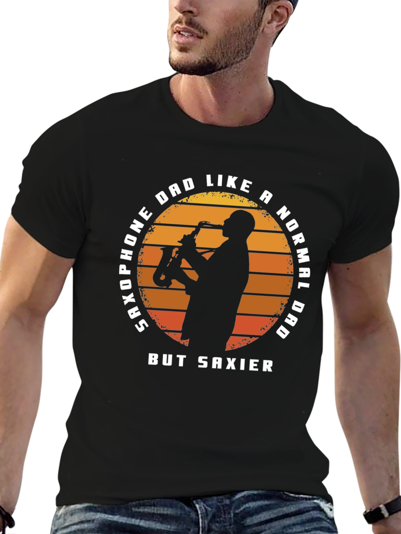 Saxophone Dad T-Shirt - Saxier Than Normal!