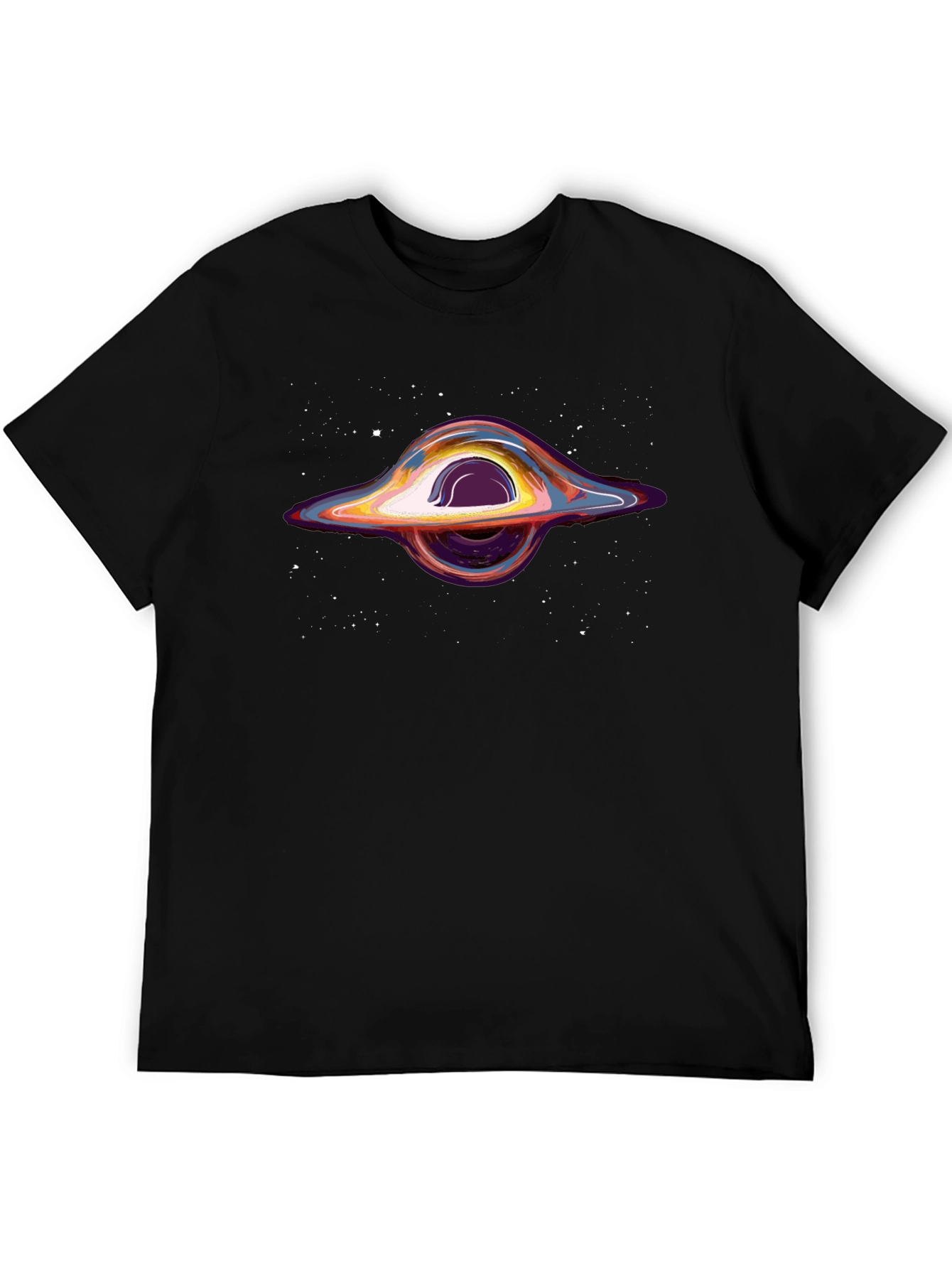 Black Hole Graphic Tee - Cosmic Design