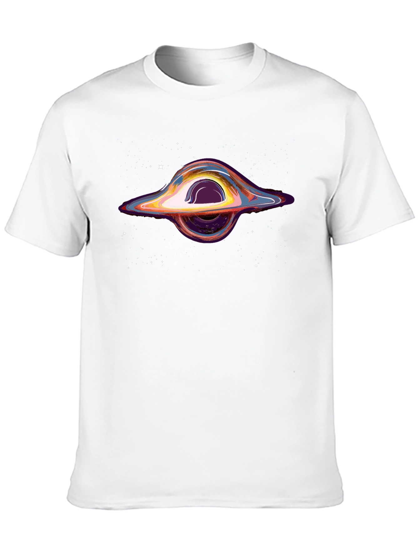 Black Hole Graphic Tee - Cosmic Design