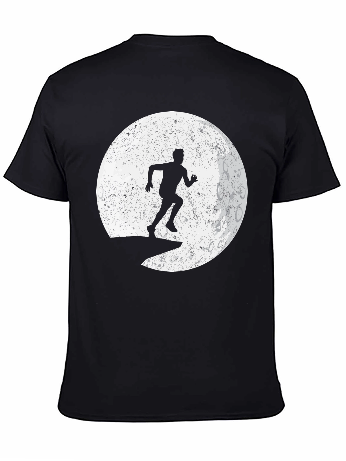 Silhouette Runner Graphic T-Shirt - Black