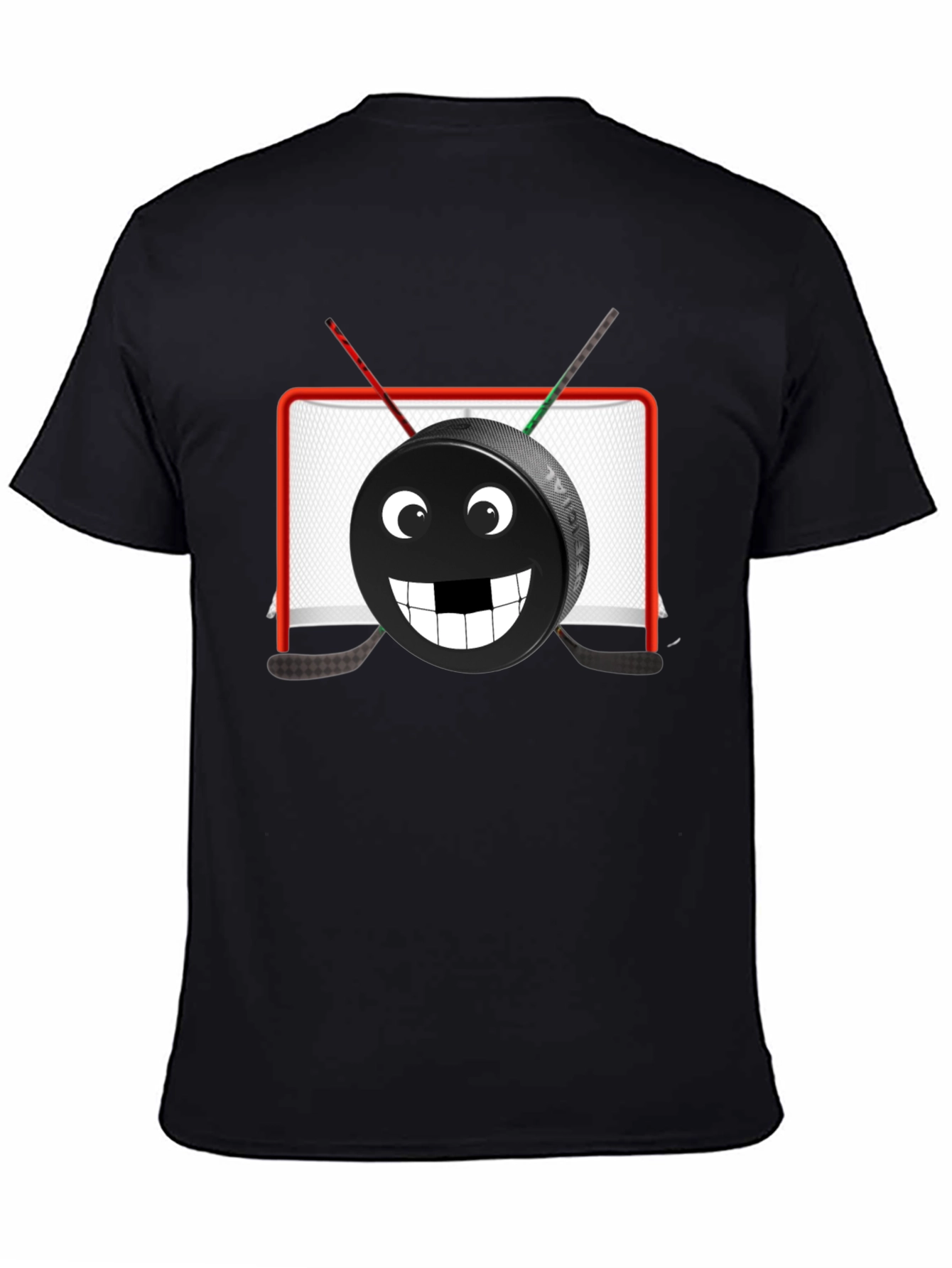 Funny Hockey Puck Graphic Tee