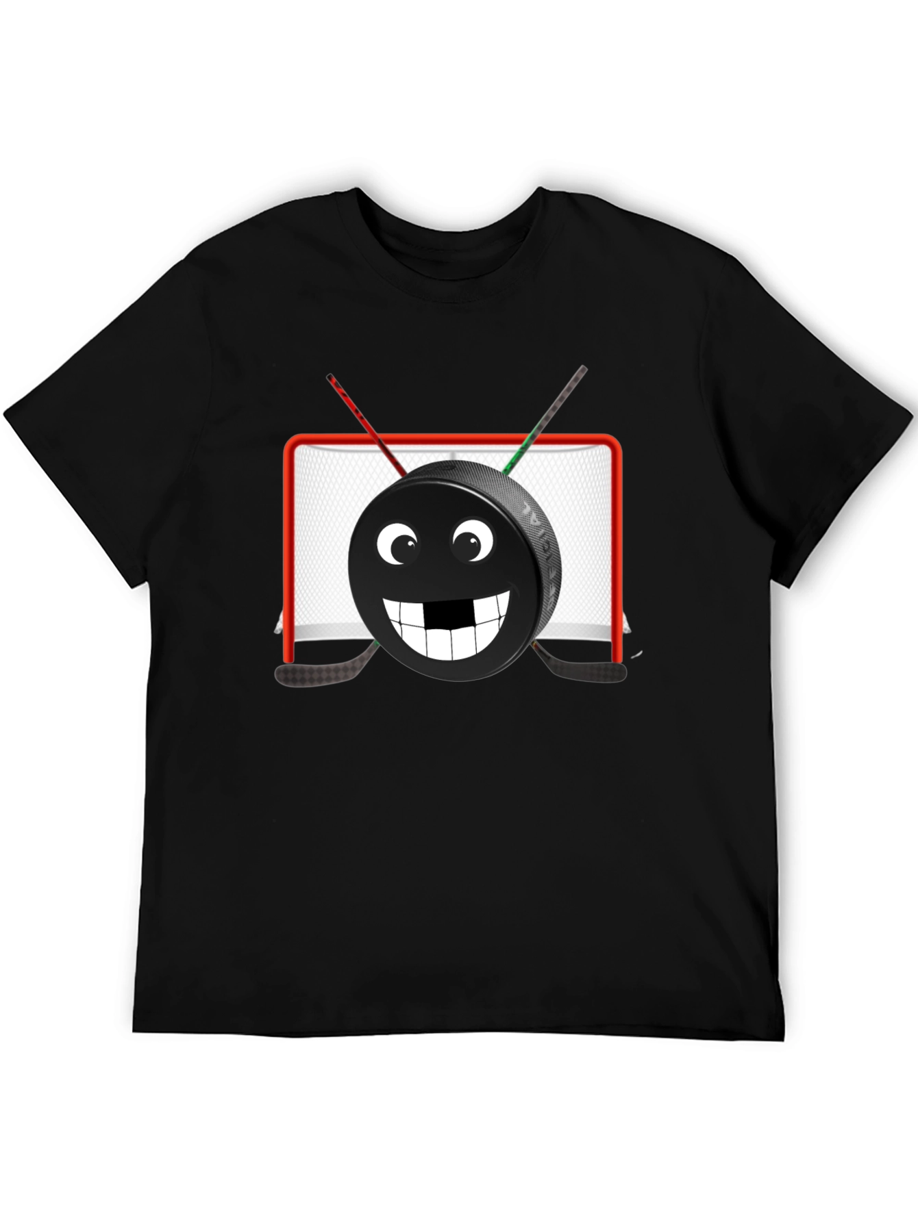 Funny Hockey Puck Graphic Tee