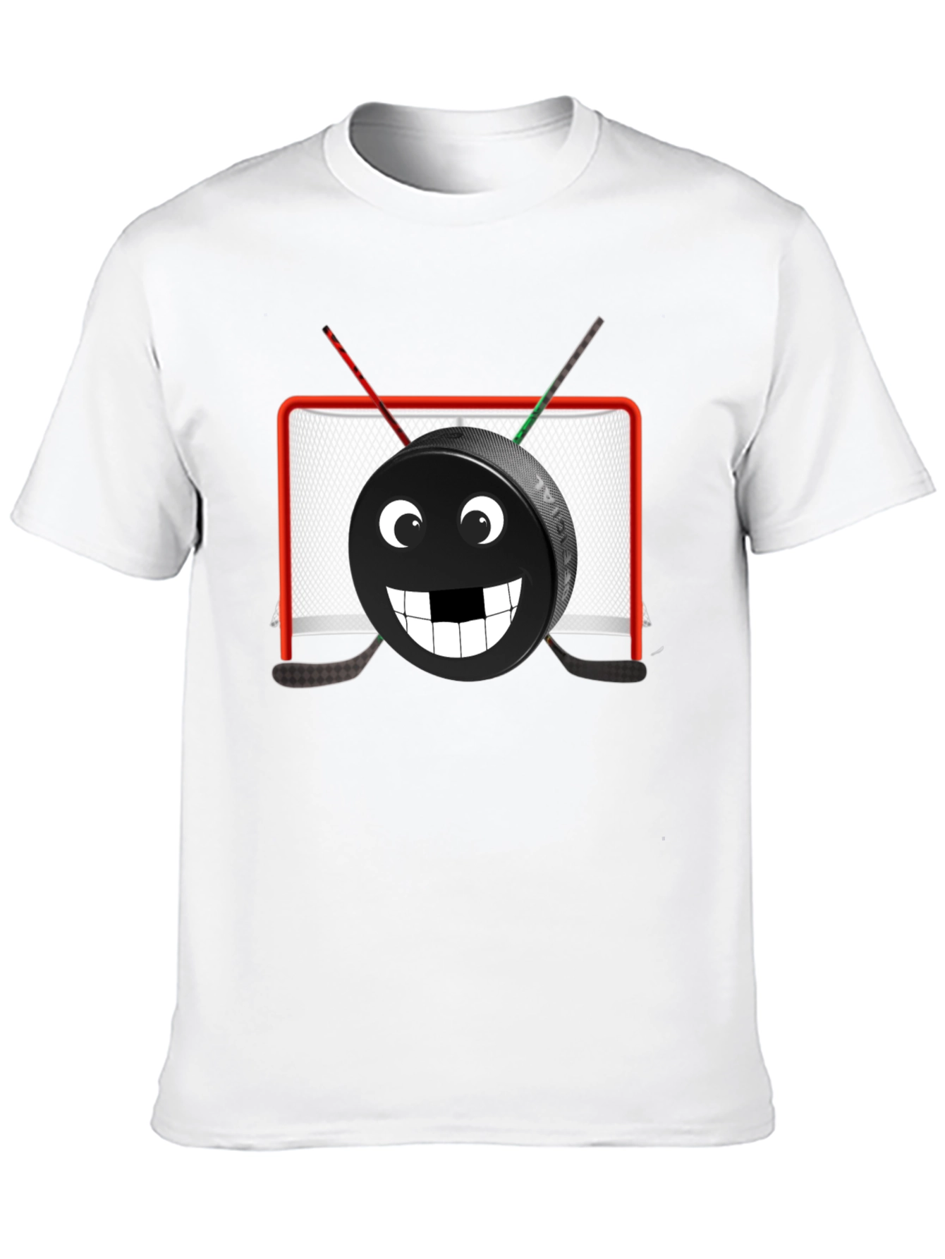 Funny Hockey Puck Graphic Tee