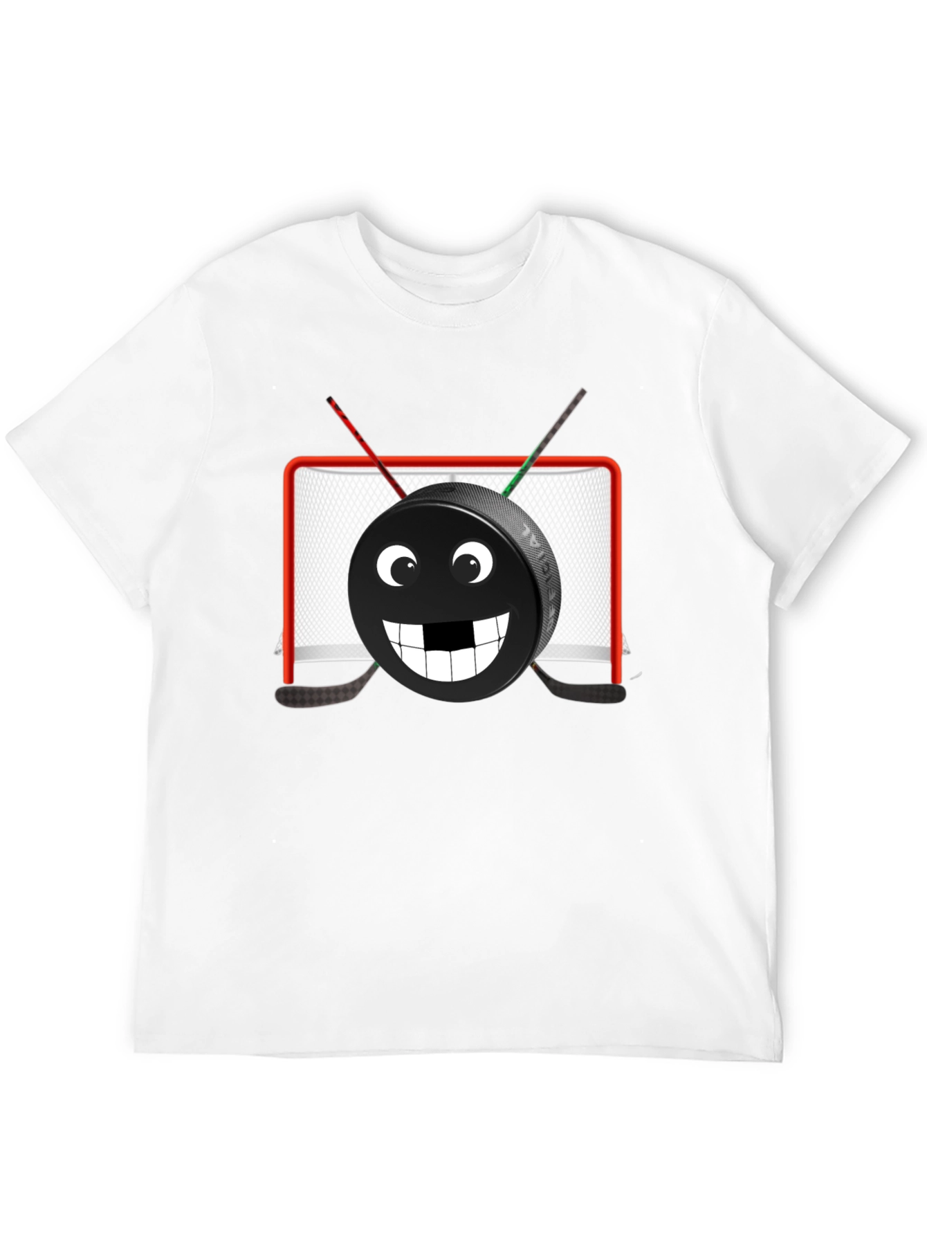Funny Hockey Puck Graphic Tee