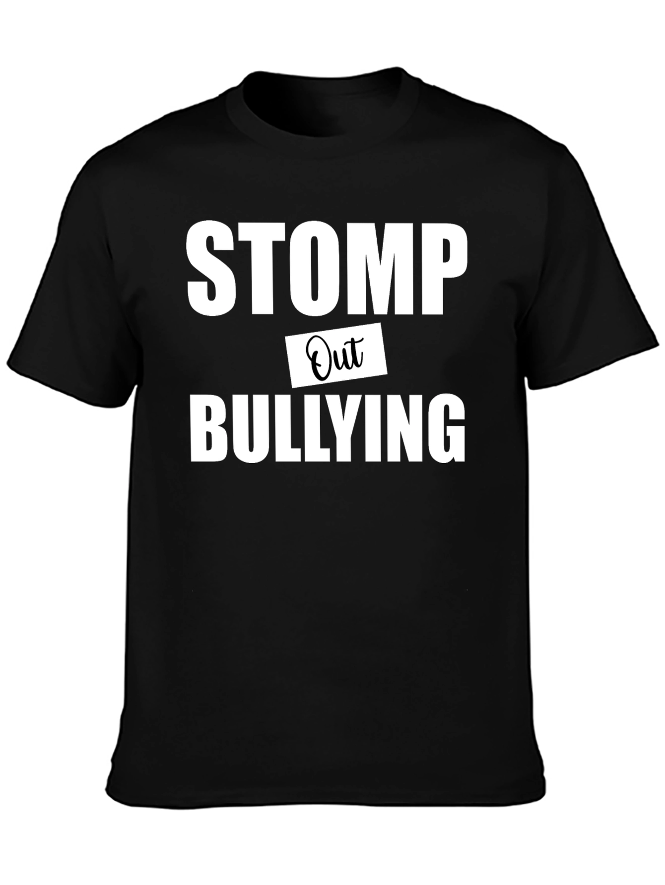 Stomp Out Bullying Black T-Shirt