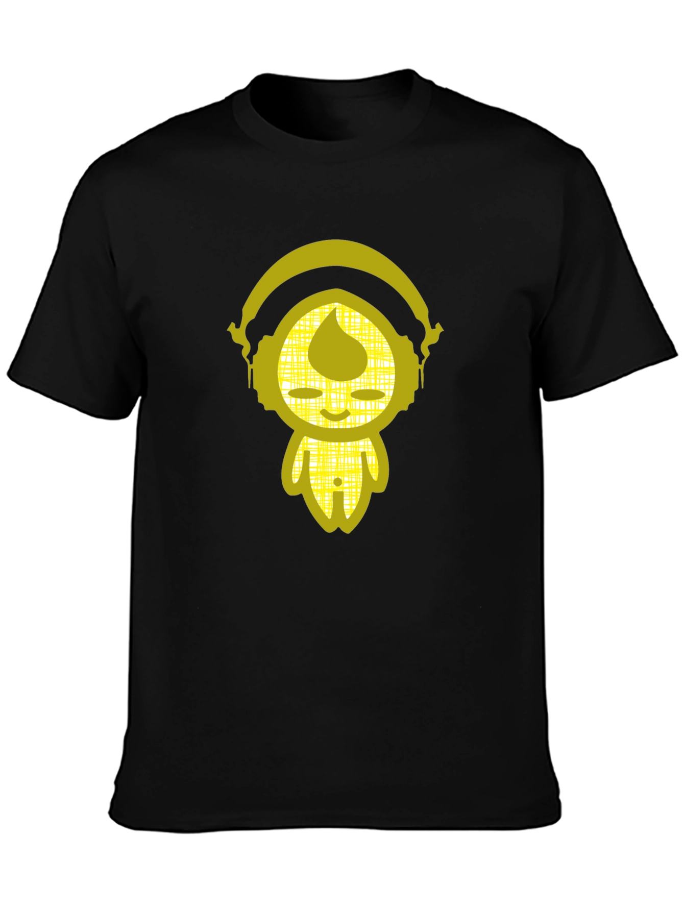 Zen DJ Graphic Tee - Cool Black Cotton T-Shirt