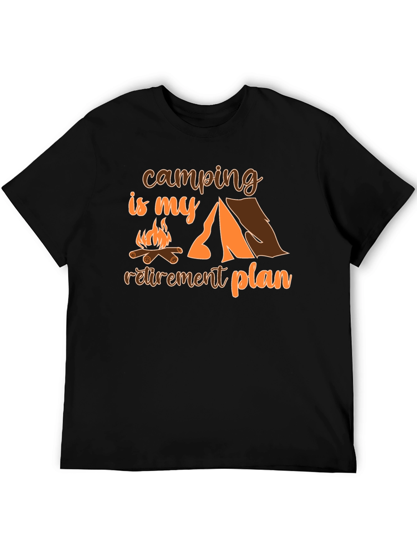 Camping Retirement Plan T-Shirt - Nature Lover Apparel