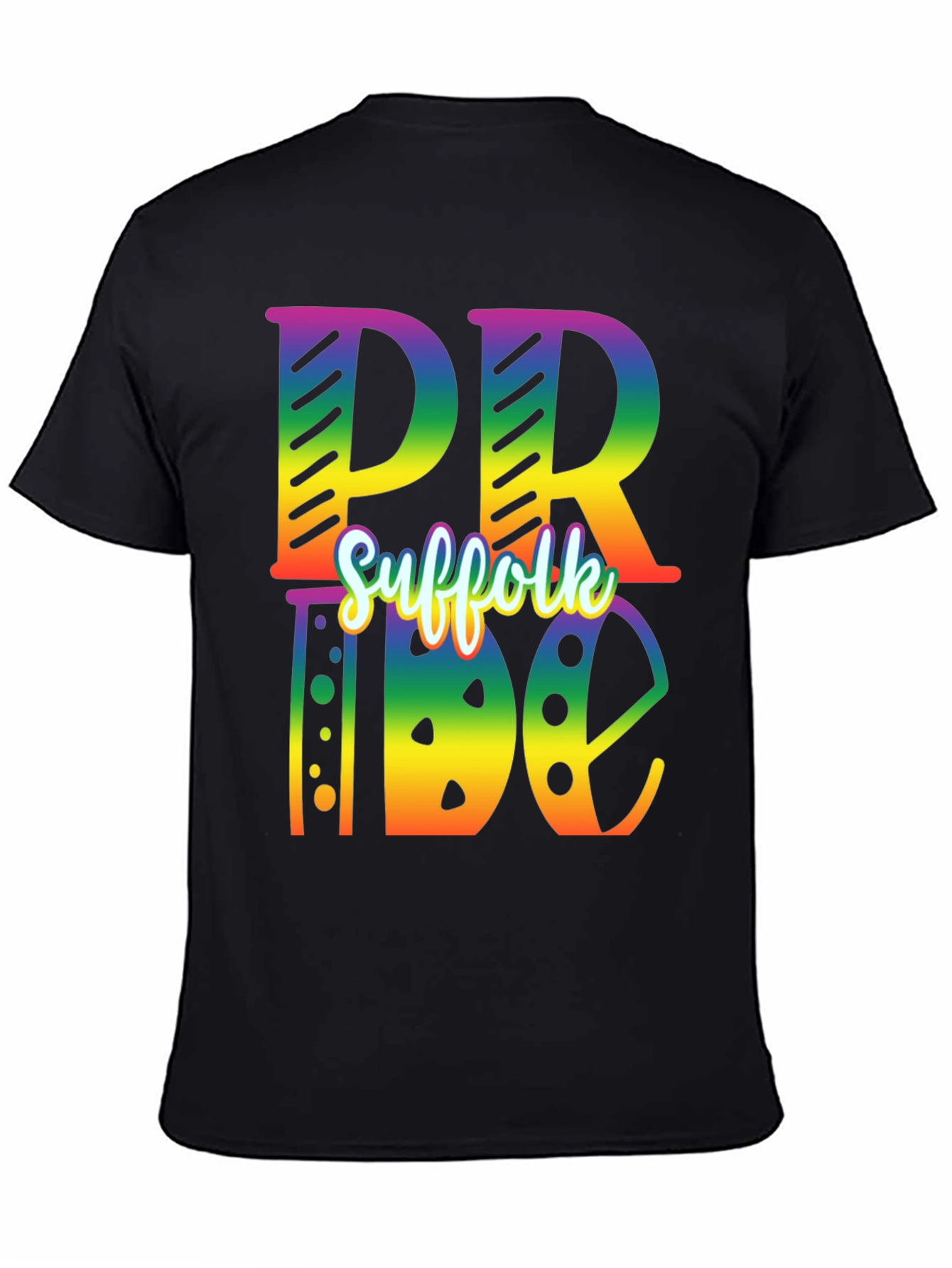 Suffolk Pride Rainbow Graphic T-Shirt