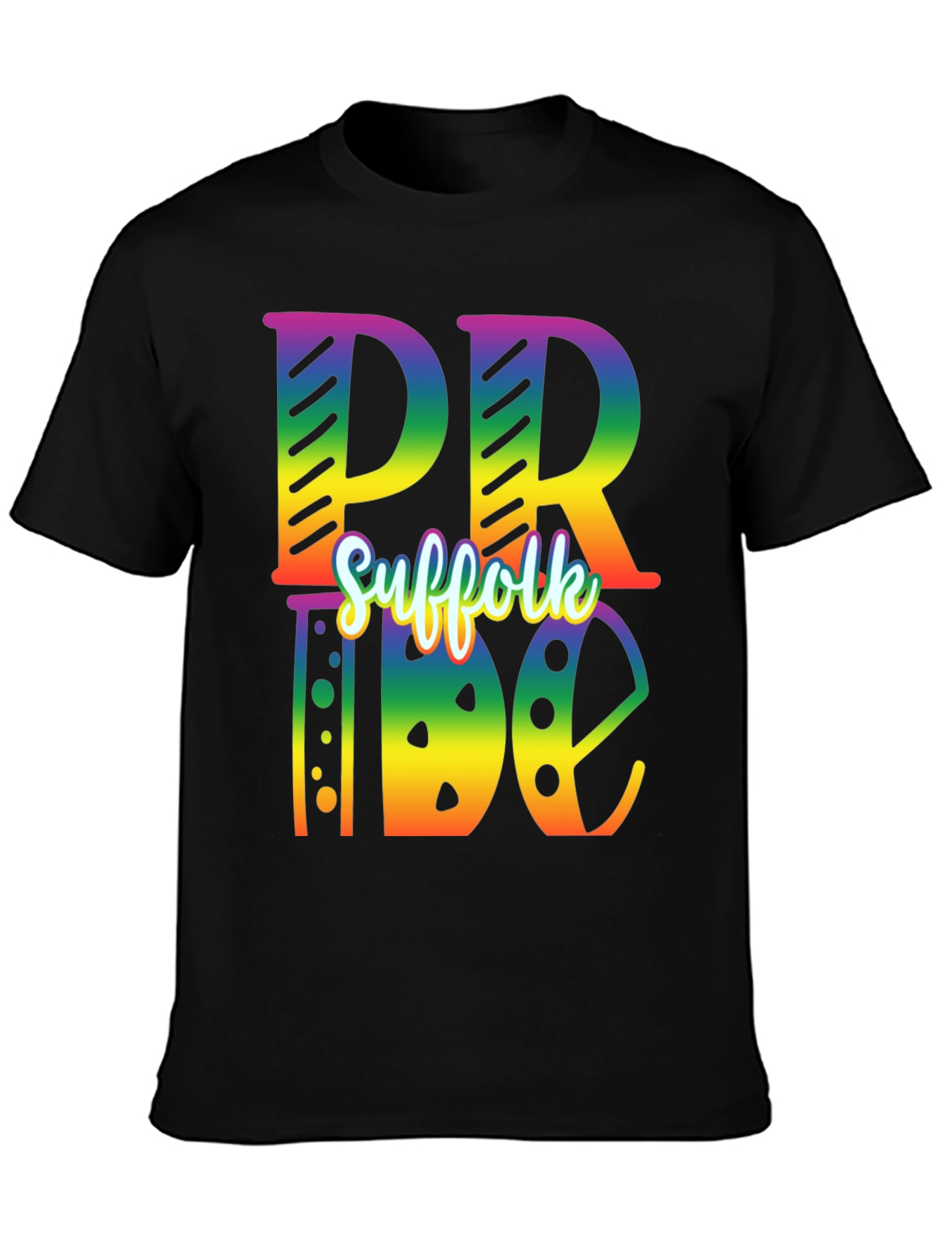 Suffolk Pride Rainbow Graphic T-Shirt