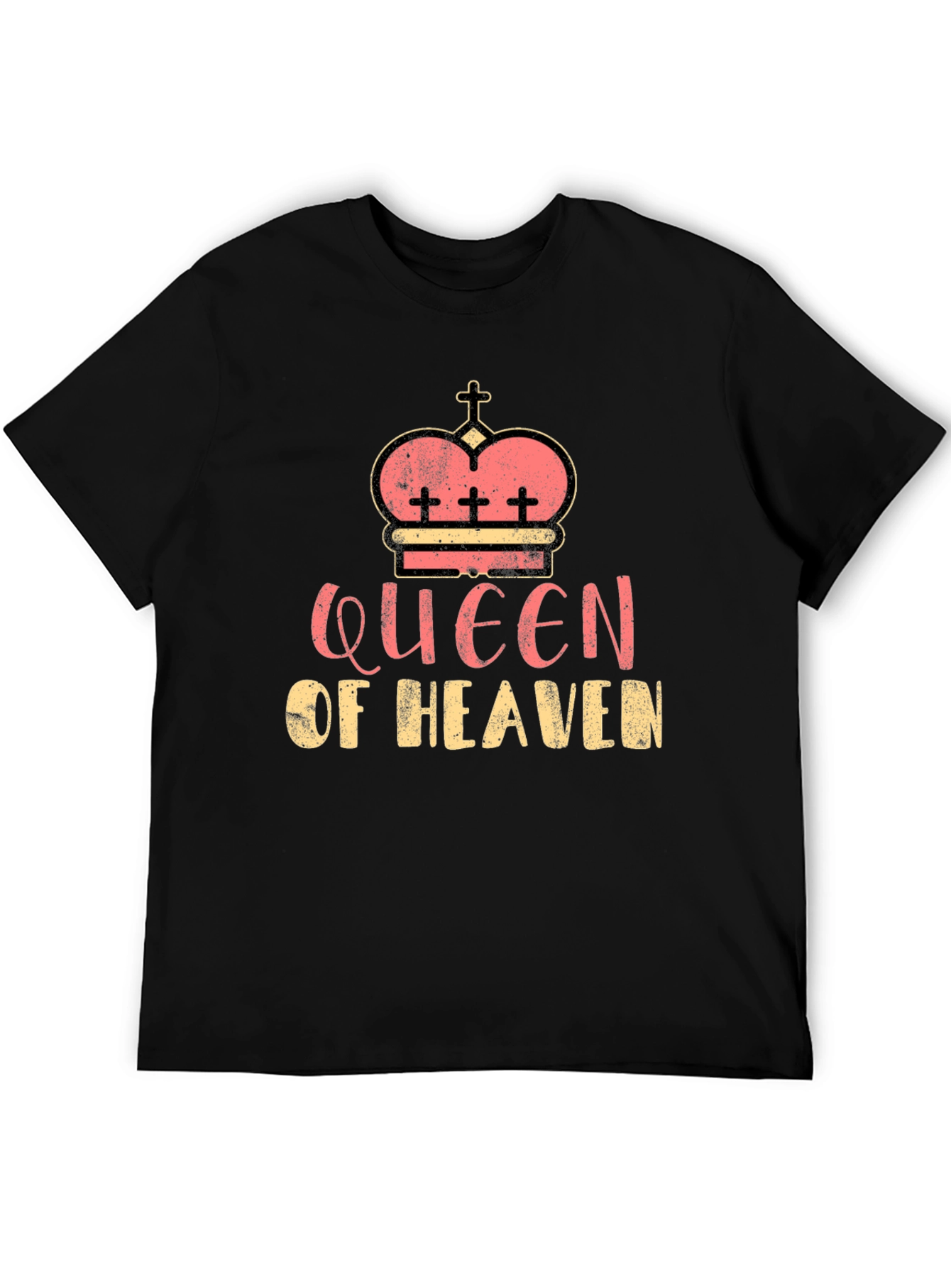 Queen of Heaven Graphic Tee - Black