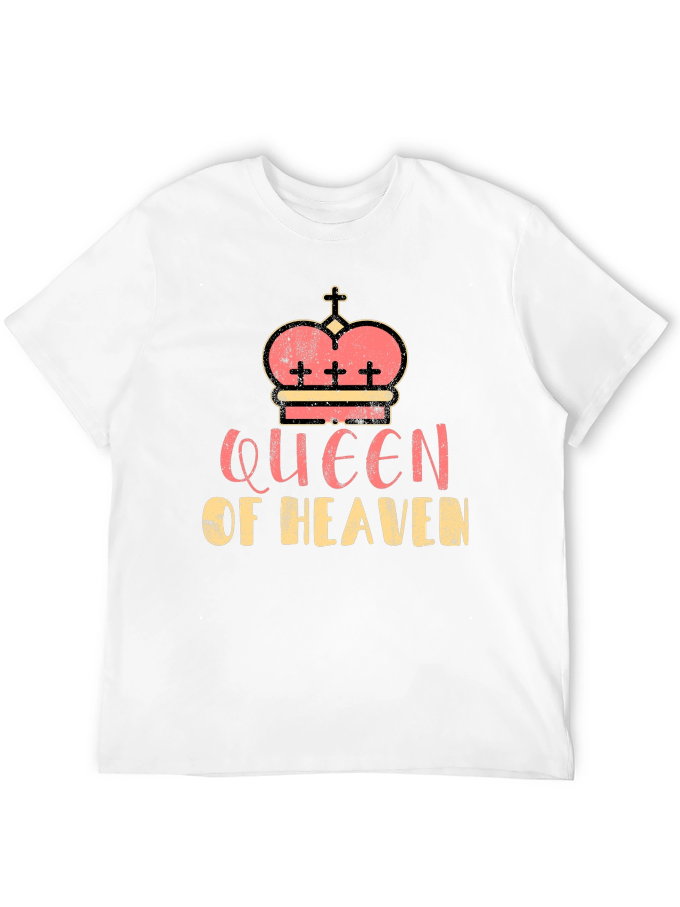 Queen of Heaven Graphic Tee - Black