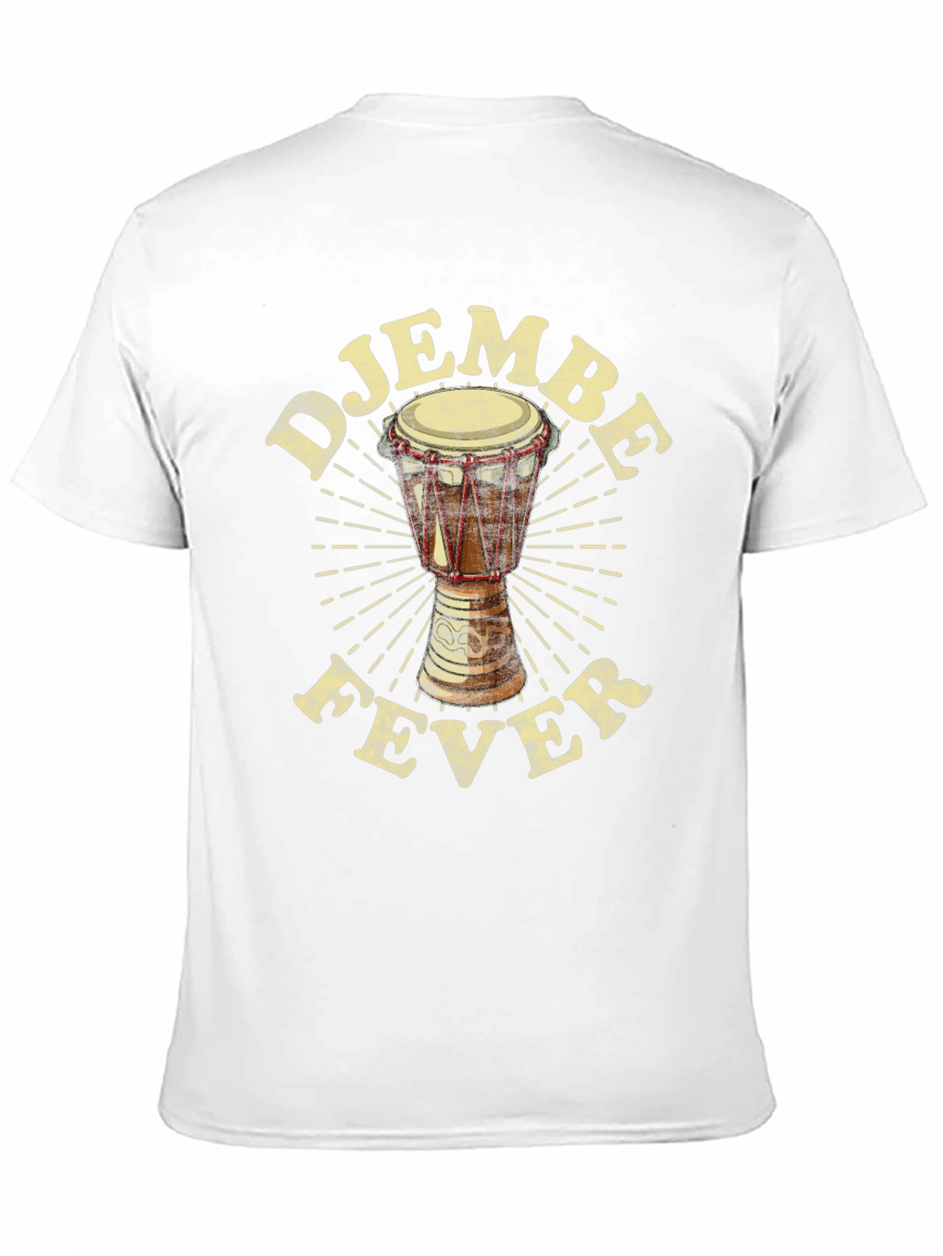 Djembe Fever Graphic T-Shirt - African Drum Music Tee