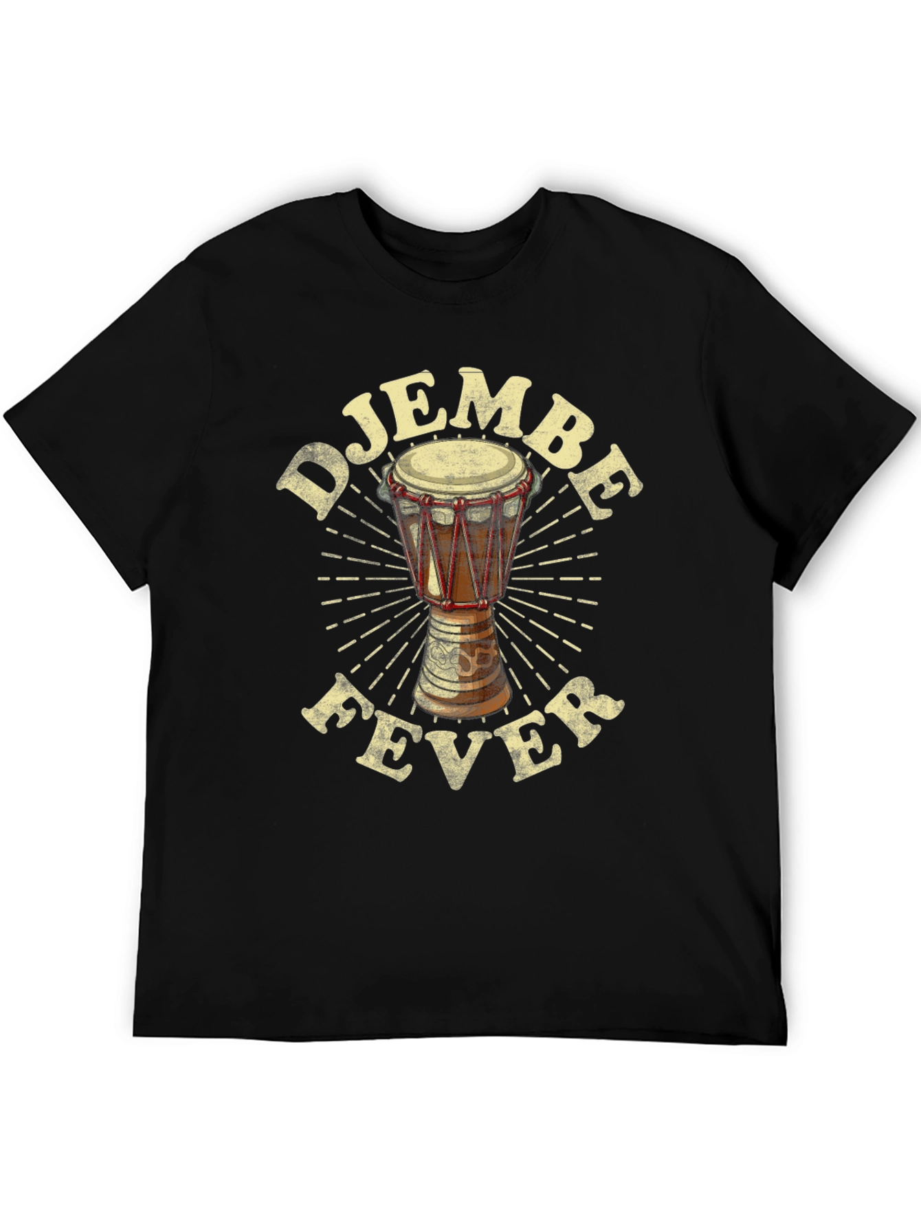 Djembe Fever Graphic T-Shirt - African Drum Music Tee