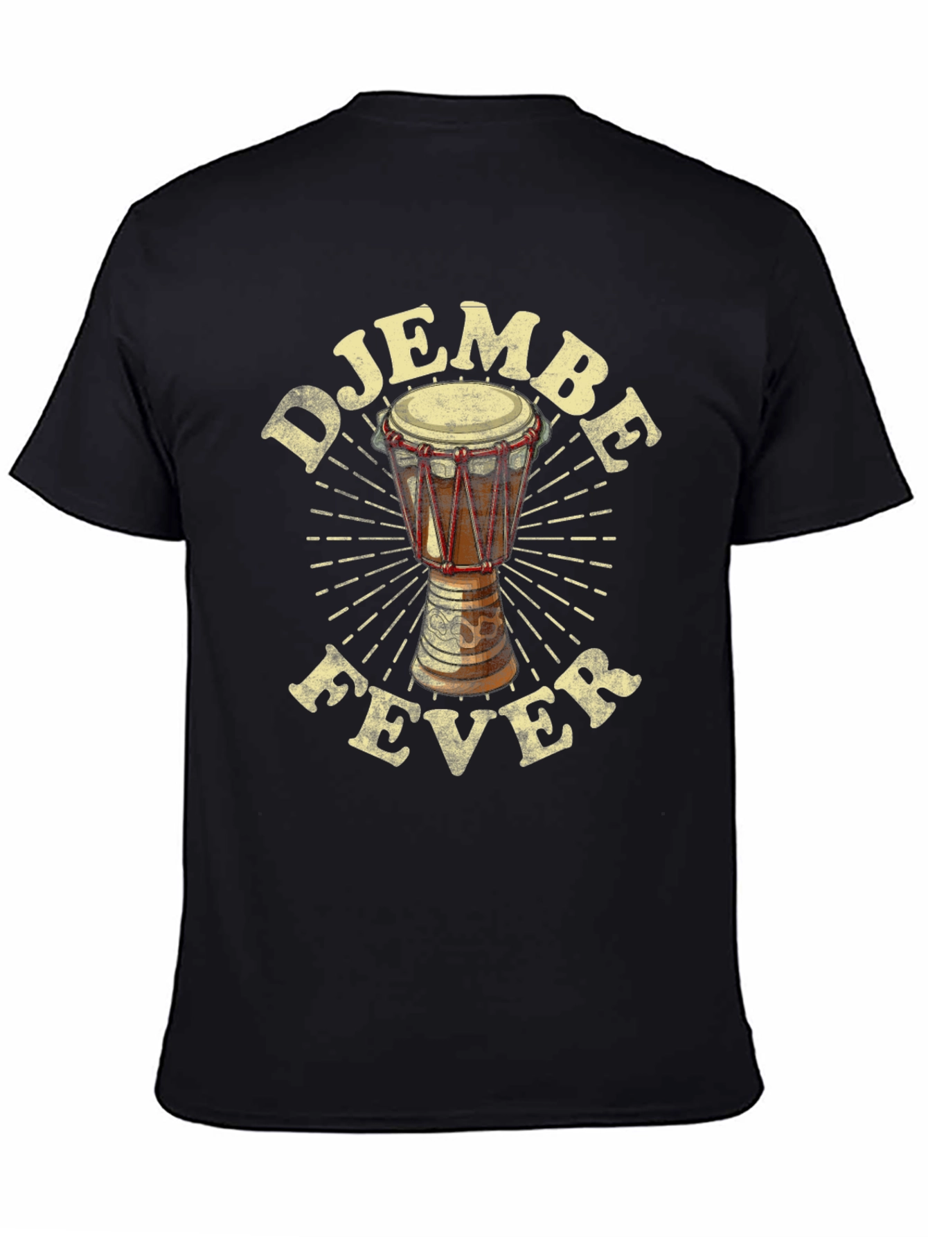 Djembe Fever Graphic T-Shirt - African Drum Music Tee