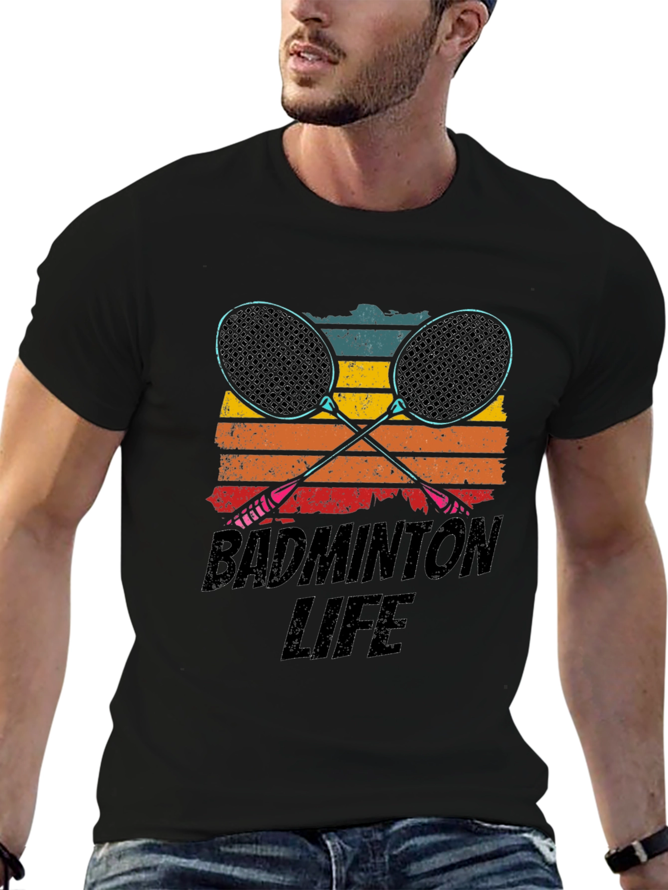 Badminton Life Graphic Tee