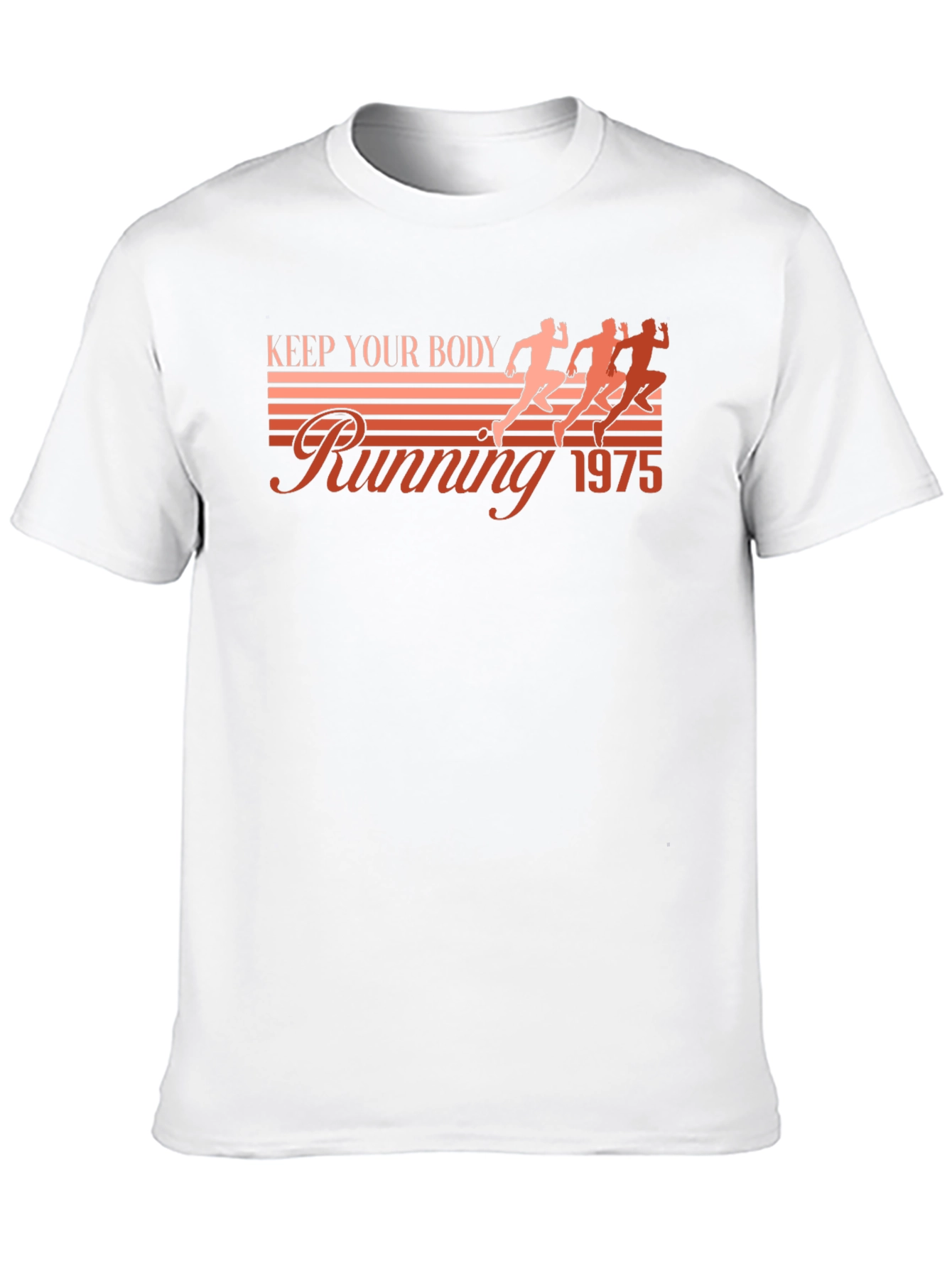 Keep Your Body Running 1975 Black T-Shirt