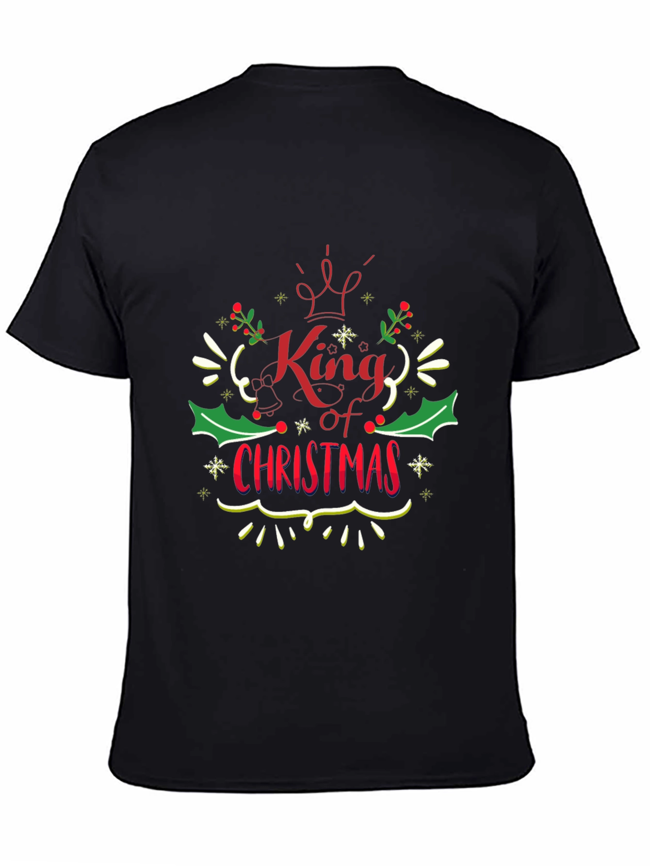 King of Christmas Graphic Tee - Holiday Apparel