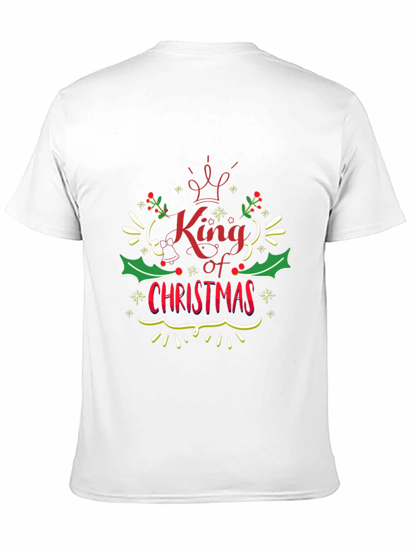 King of Christmas Graphic Tee - Holiday Apparel