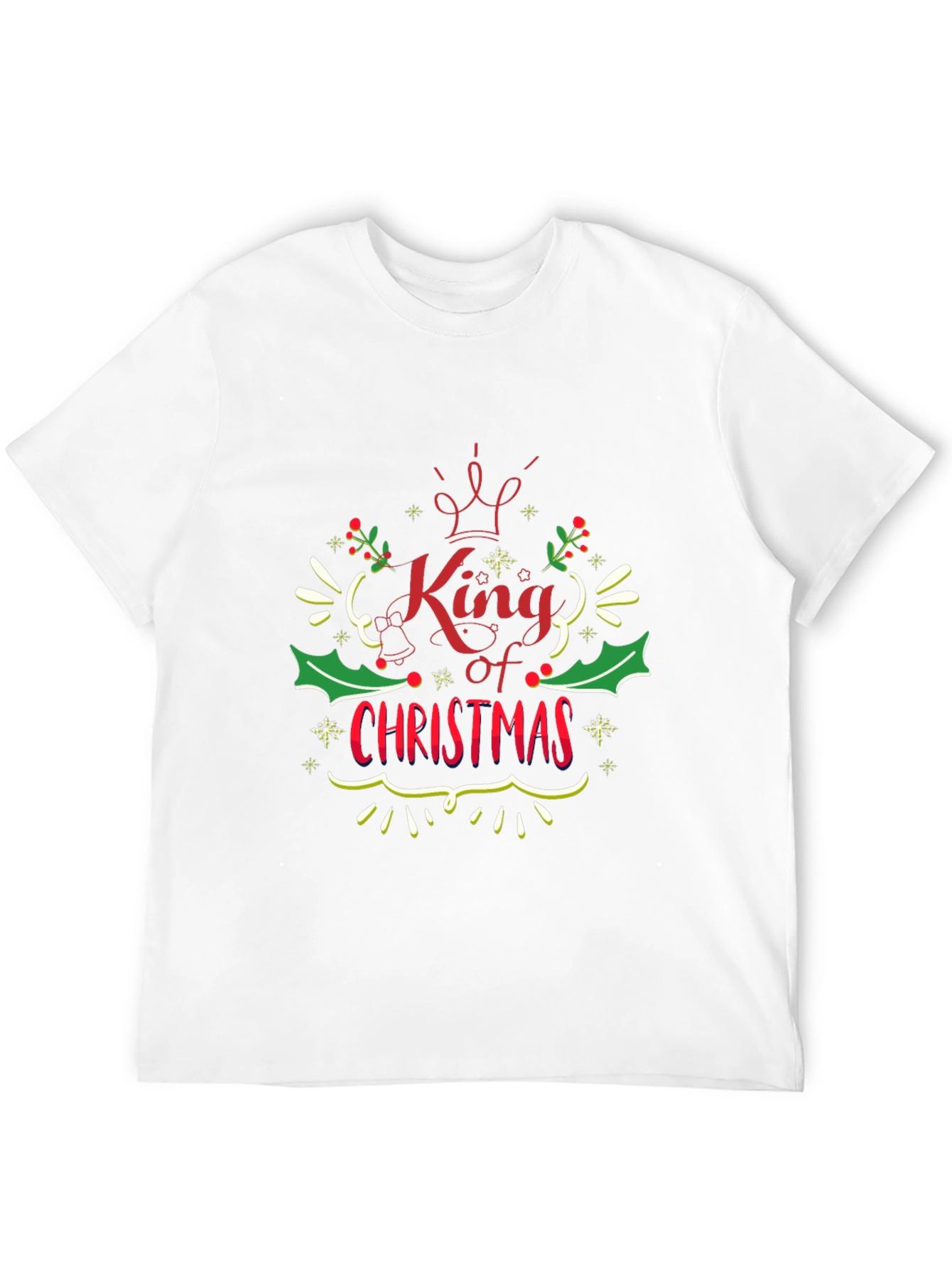 King of Christmas Graphic Tee - Holiday Apparel