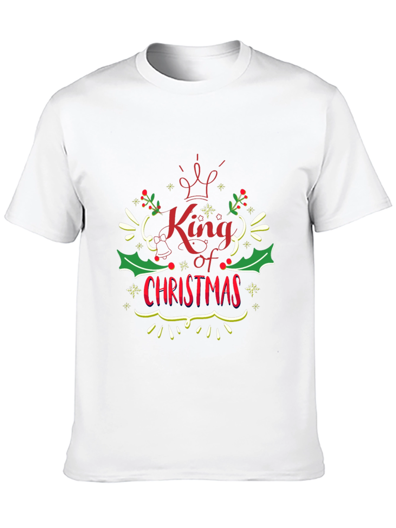 King of Christmas Graphic Tee - Holiday Apparel