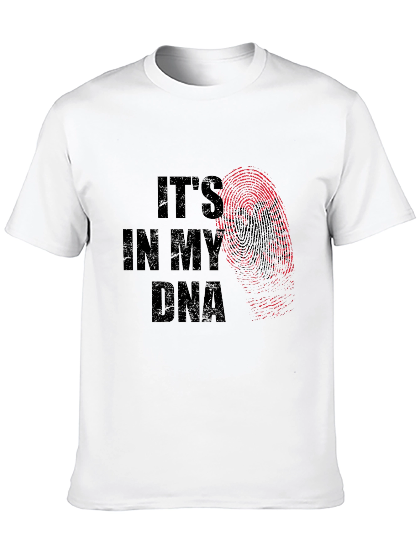 Albania DNA T-Shirt - Unique Fingerprint Design