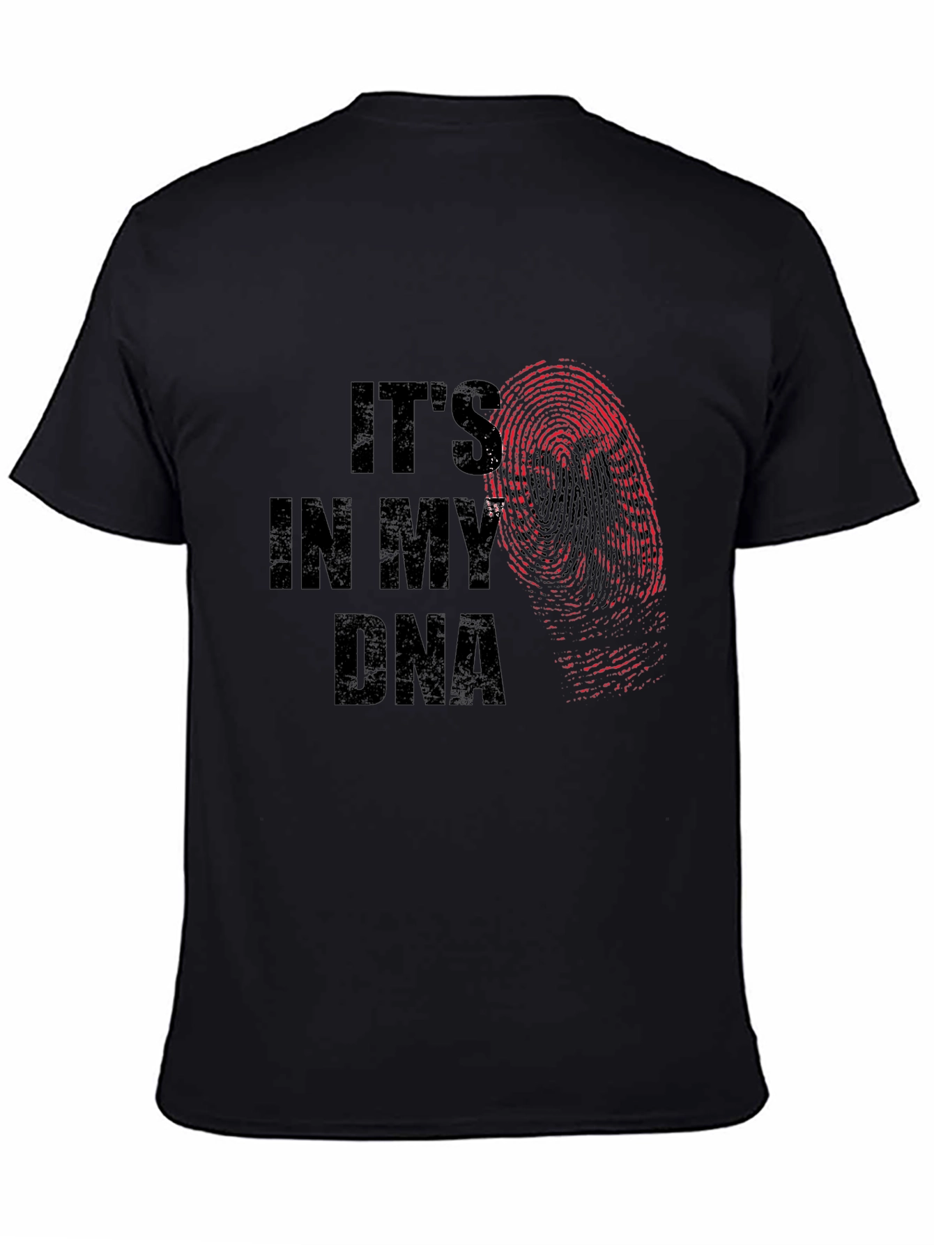 Albania DNA T-Shirt - Unique Fingerprint Design