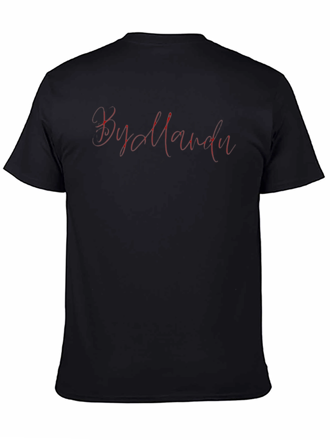 Black T-Shirt with By All Means Graphic
