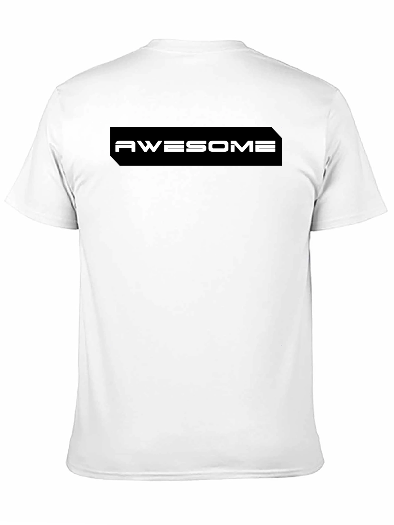 Awesome Graphic Print Black T-Shirt