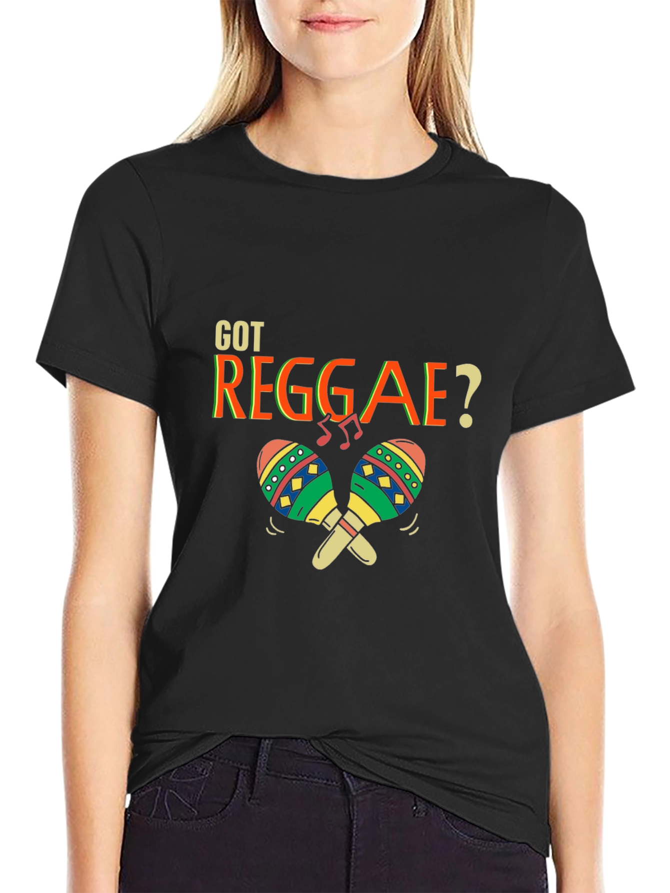 Got Reggae? Black Graphic Tee