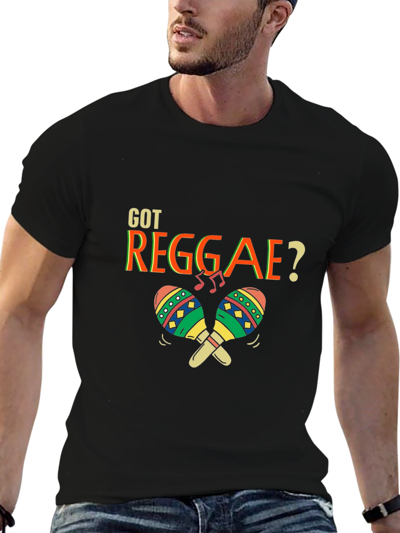 Got Reggae? Black Graphic Tee
