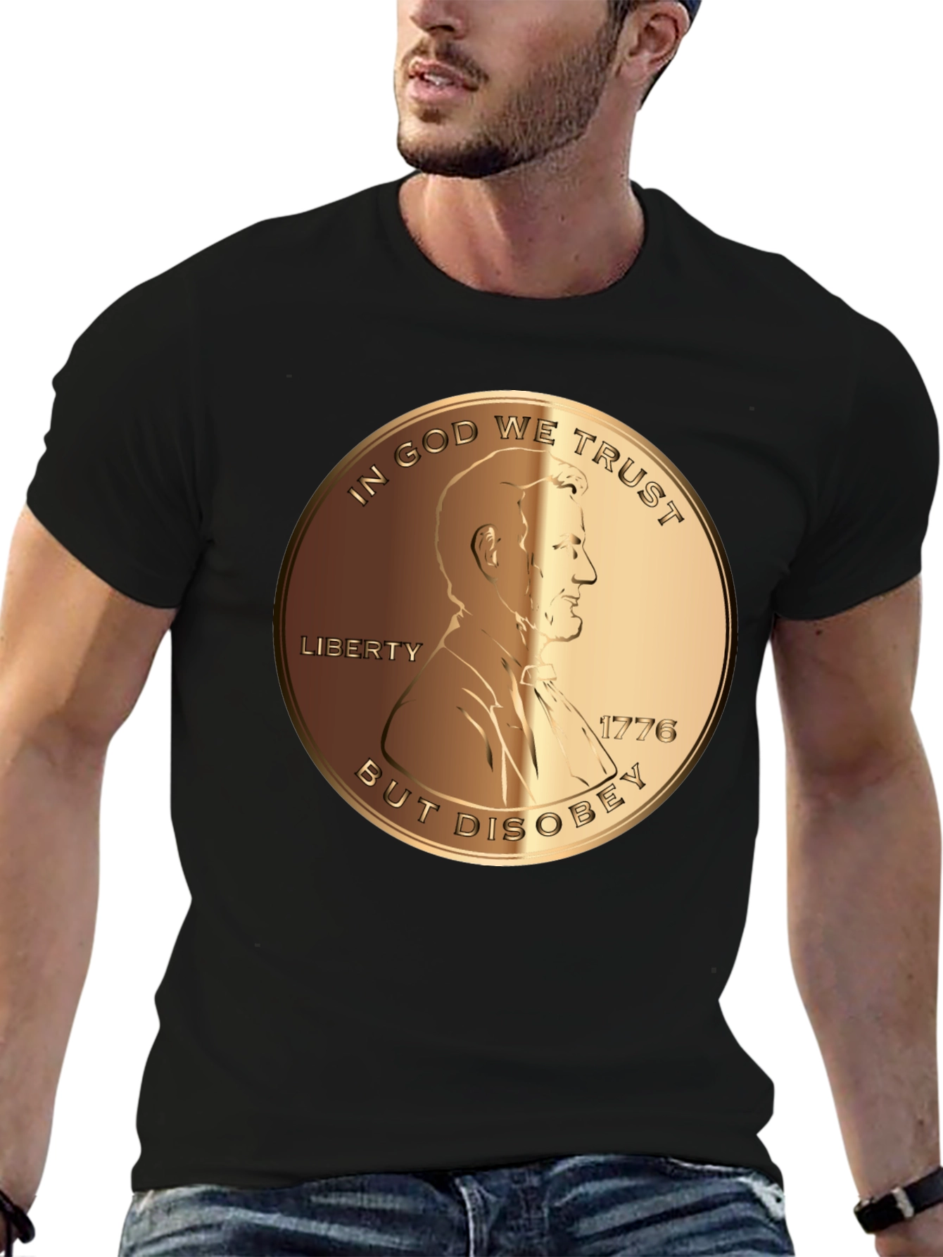 In God We Trust But Disobey T-Shirt