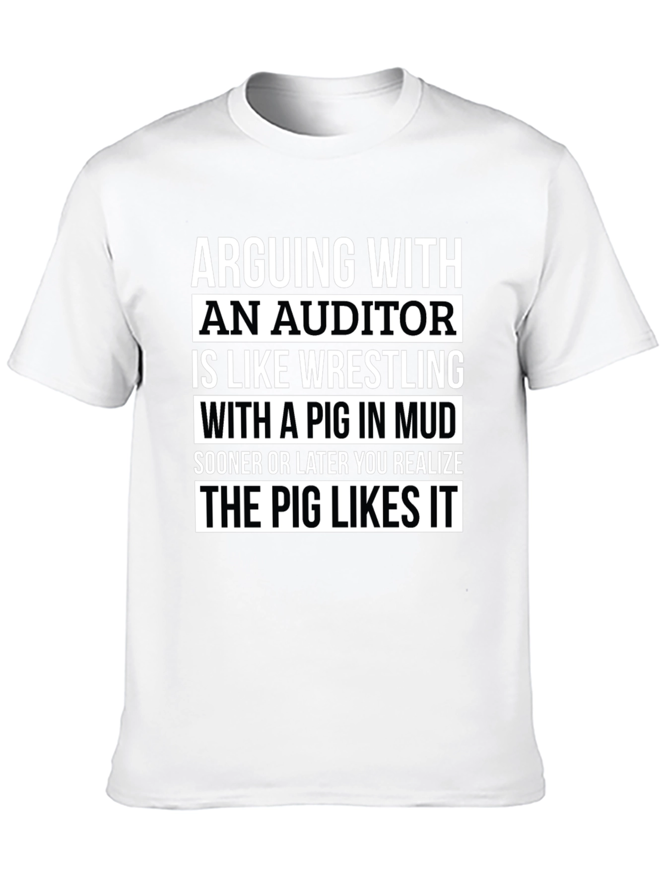 Arguing with an Auditor Funny T-Shirt