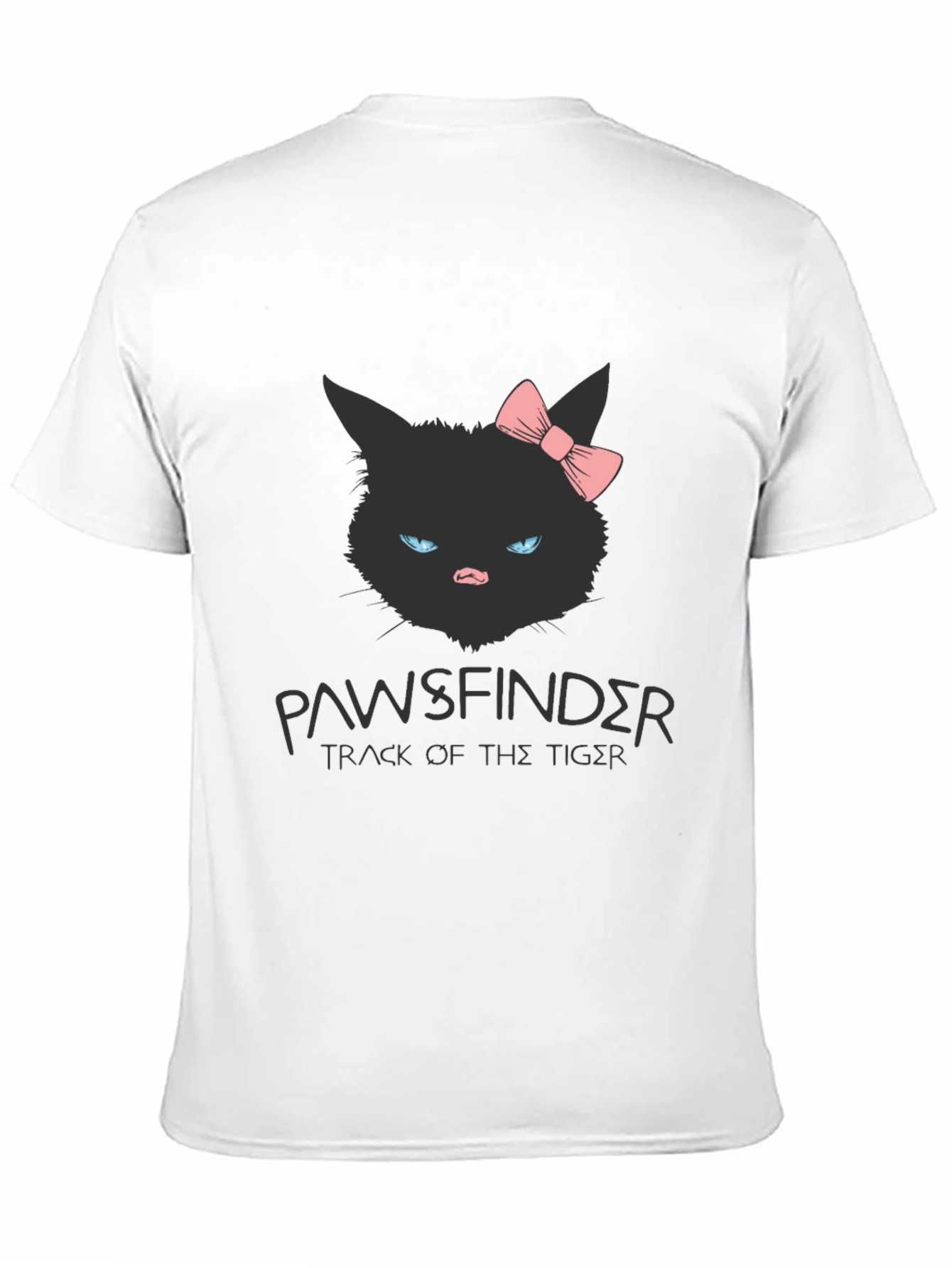 Pawsfinder Black Cat Graphic T-Shirt